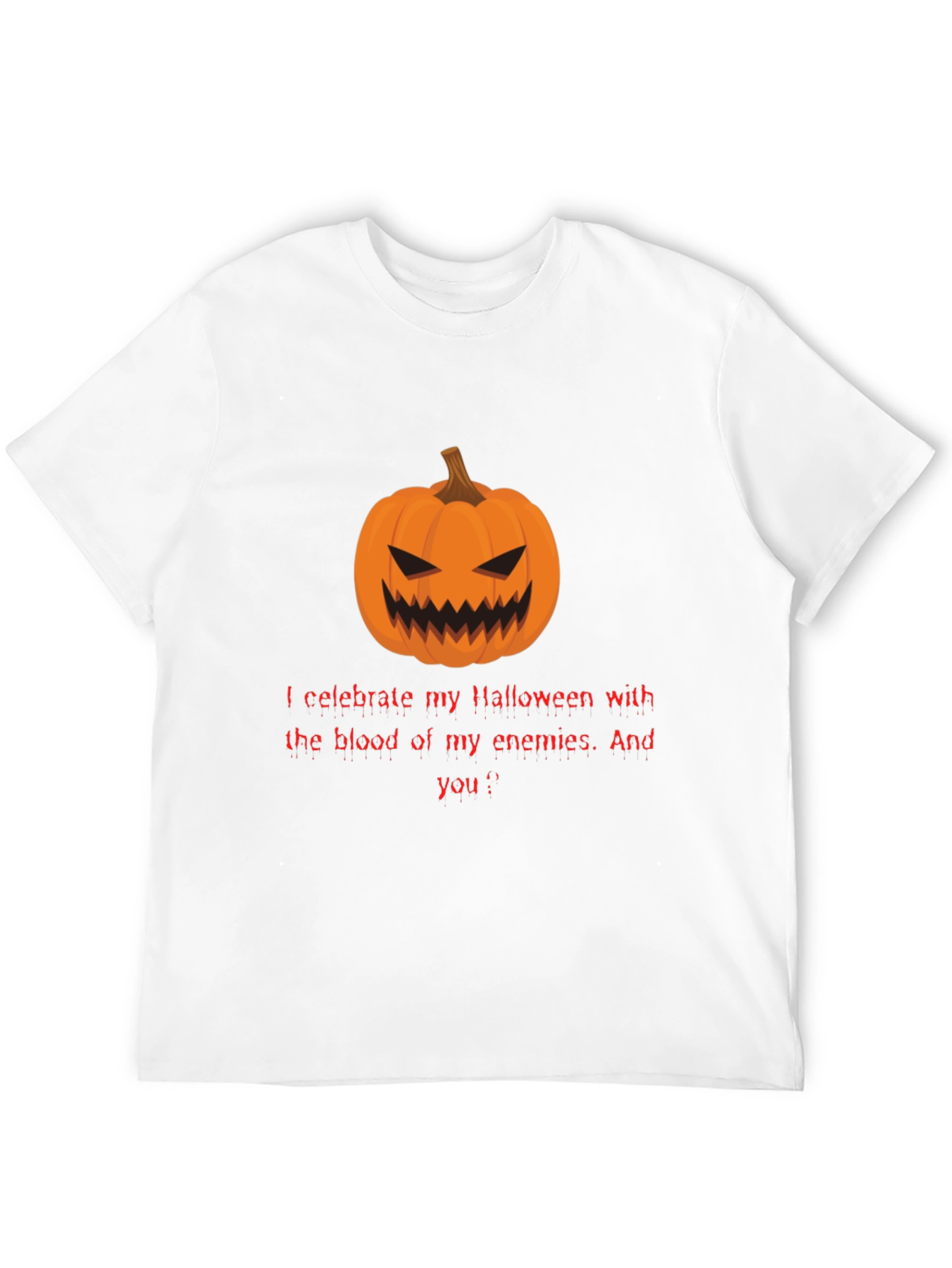 Halloween Pumpkin T-Shirt - Enemies Blood