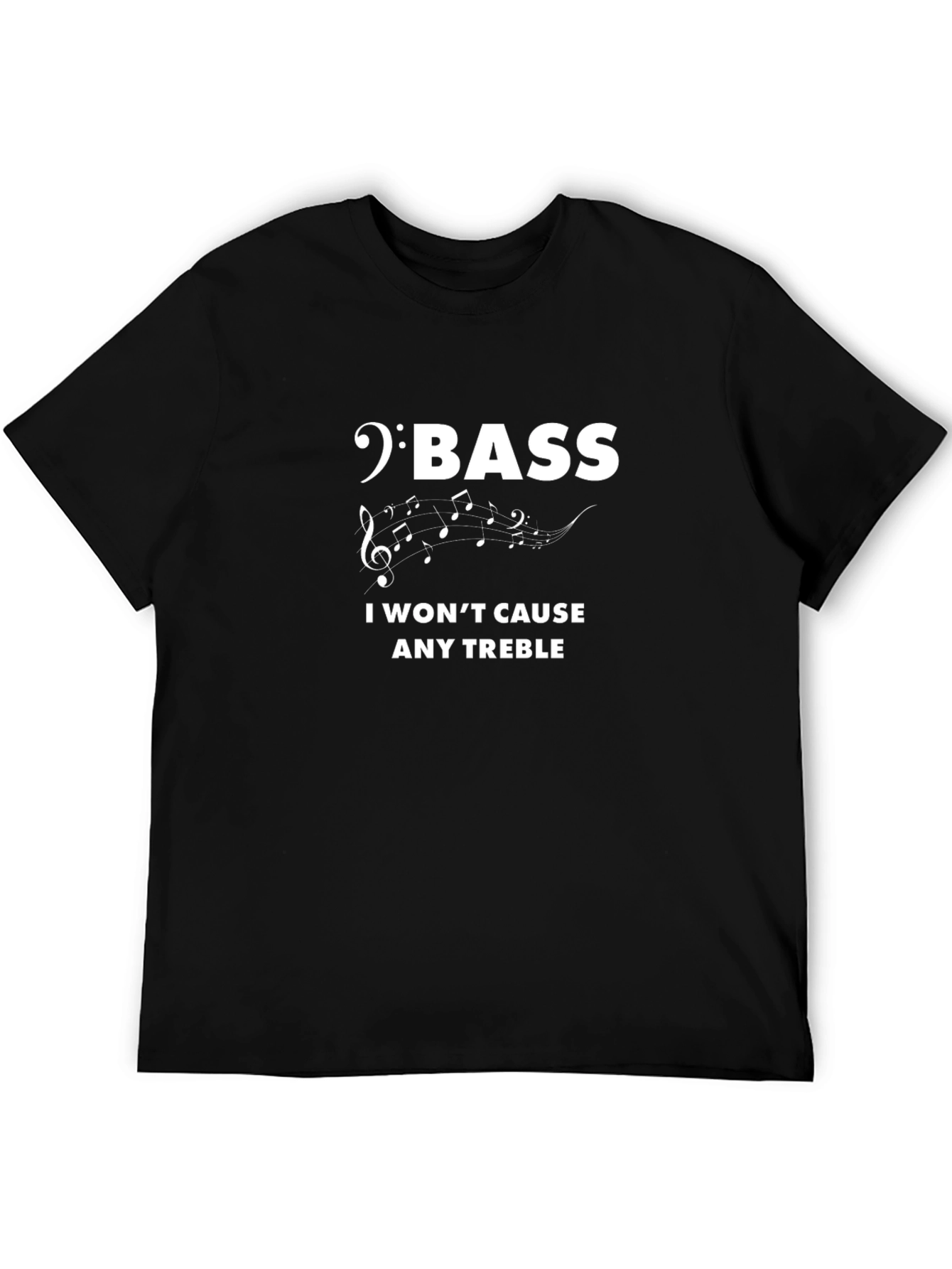 Bass Clef Music Humor T-Shirt
