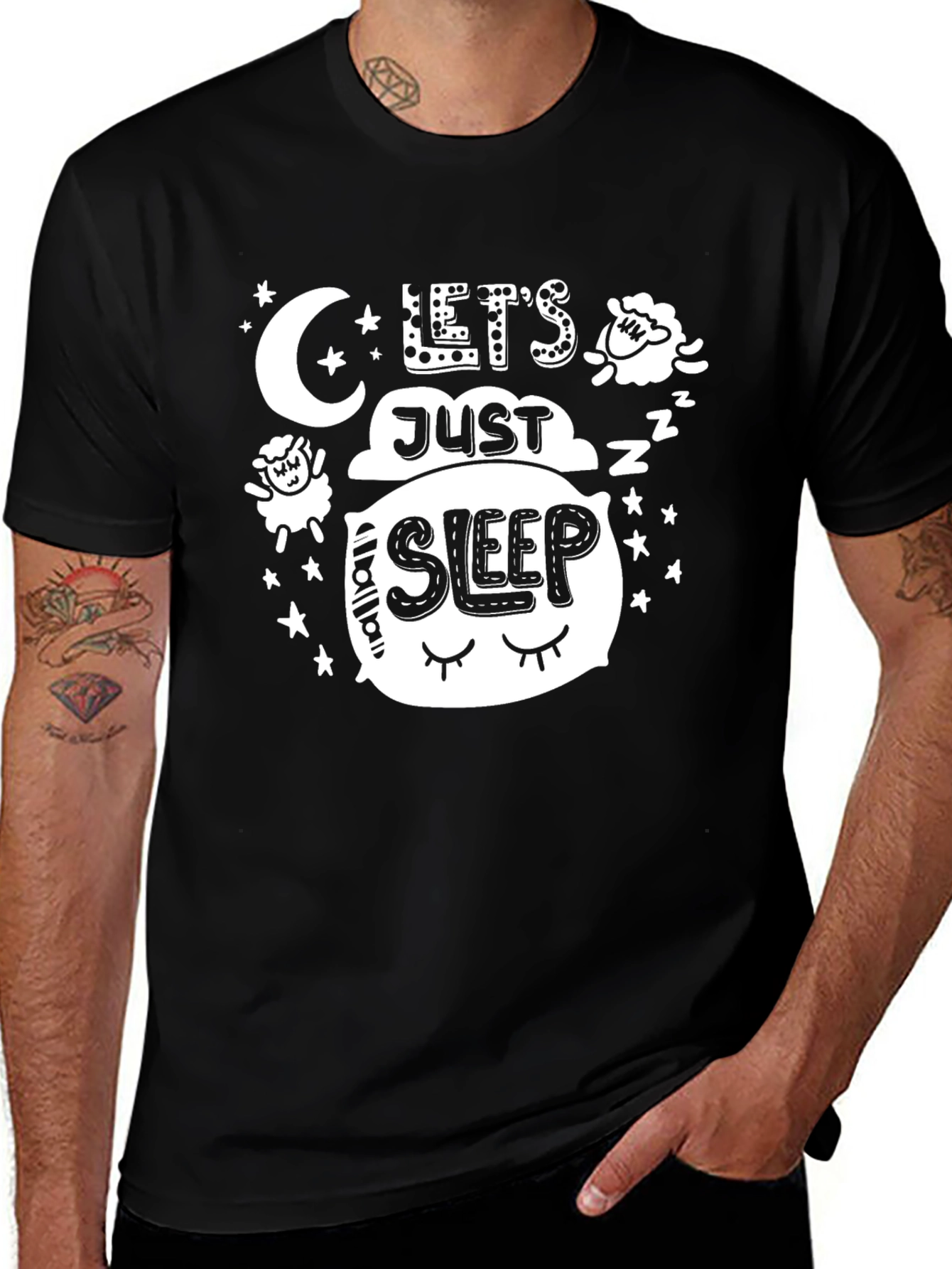 Lets Just Sleep Graphic Tee