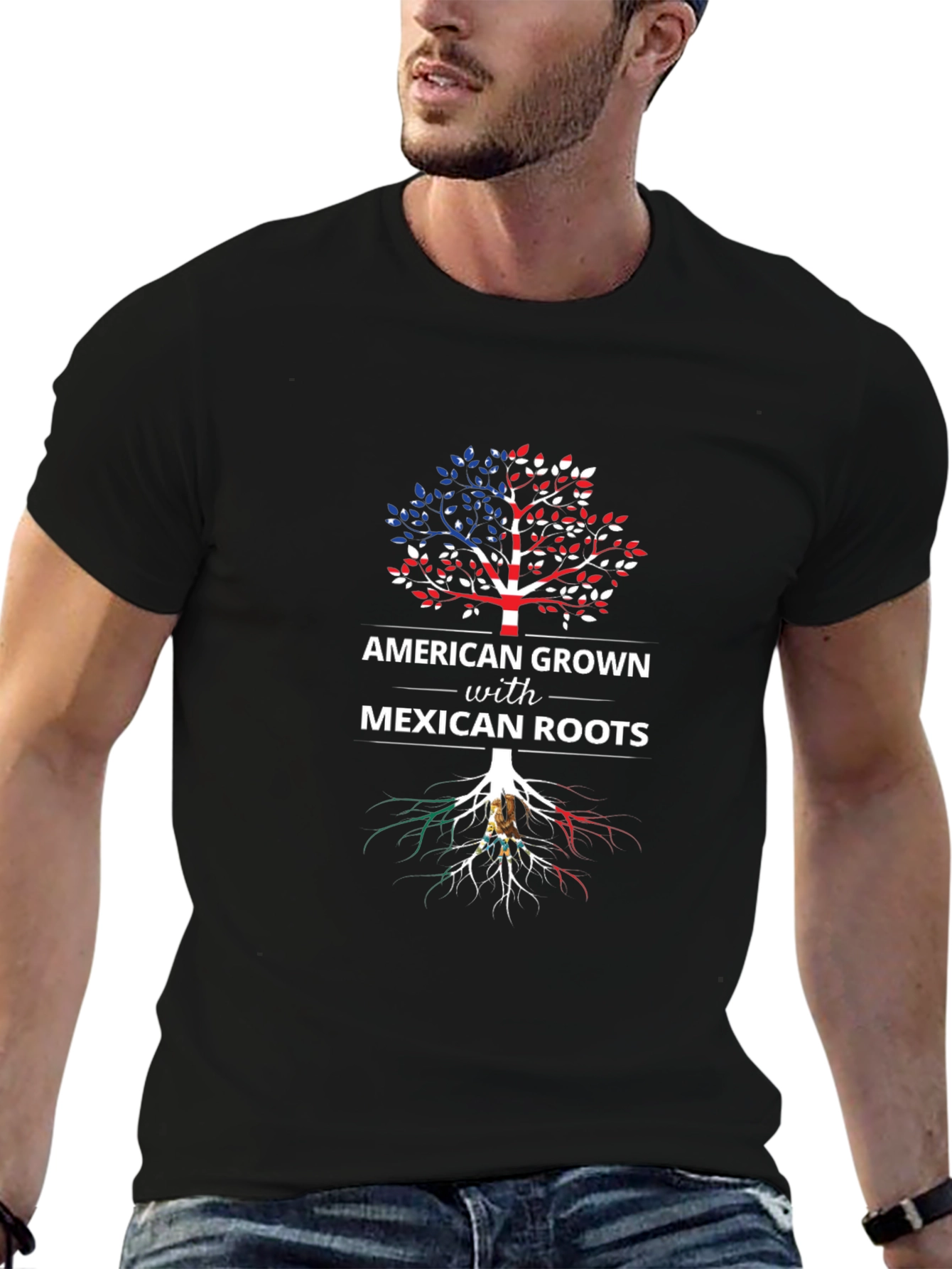 American Grown with Mexican Roots T-Shirt