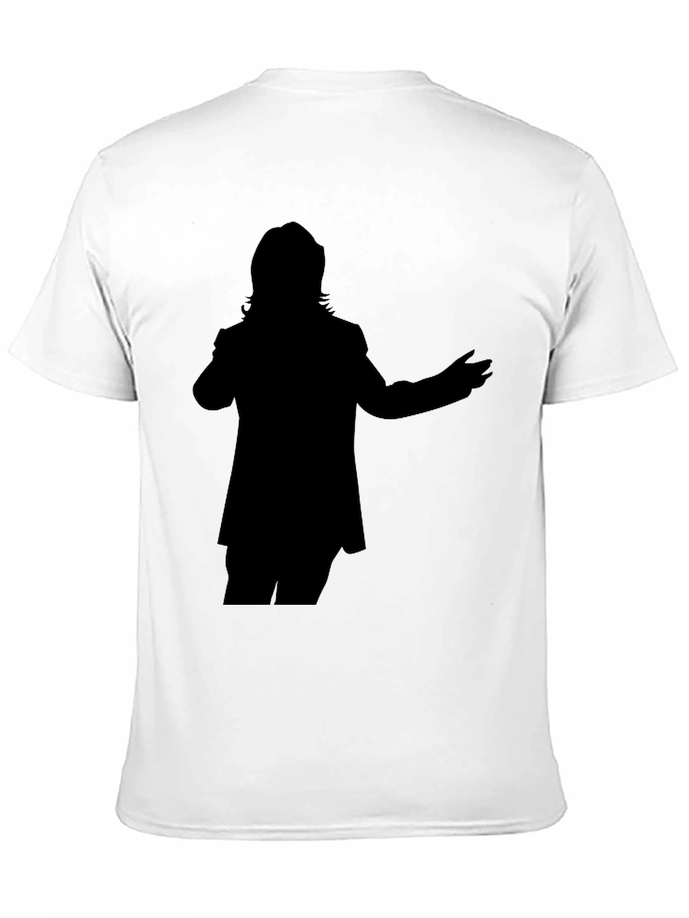 Silhouette Graphic Tee - Casual Black T-Shirt
