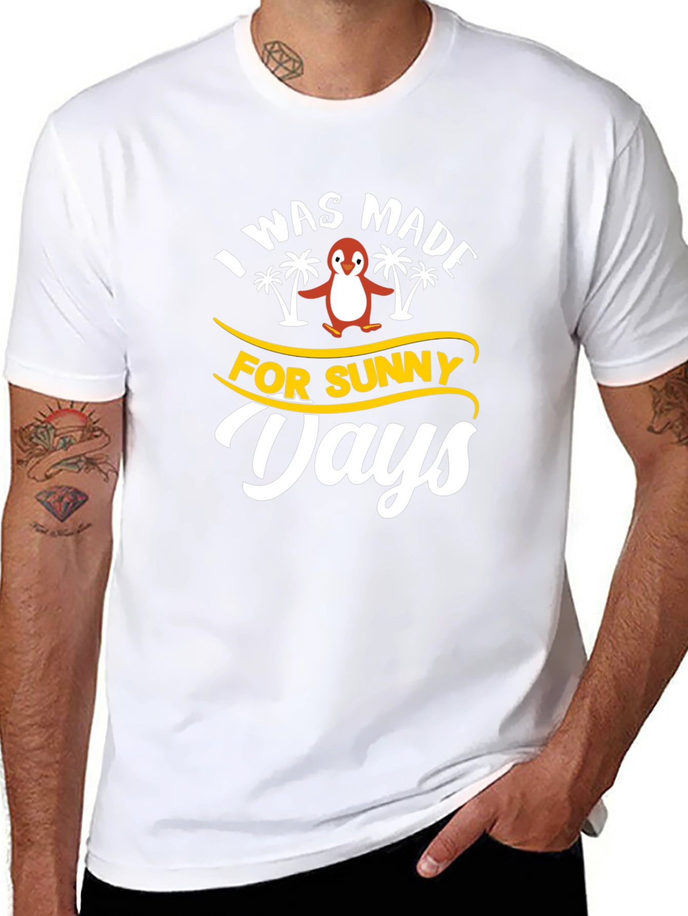 Sunny Days Penguin Graphic Tee