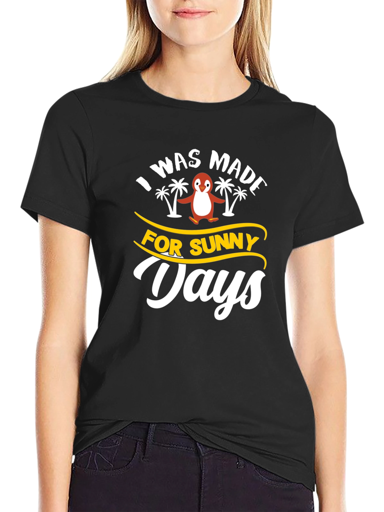 Sunny Days Penguin Graphic Tee