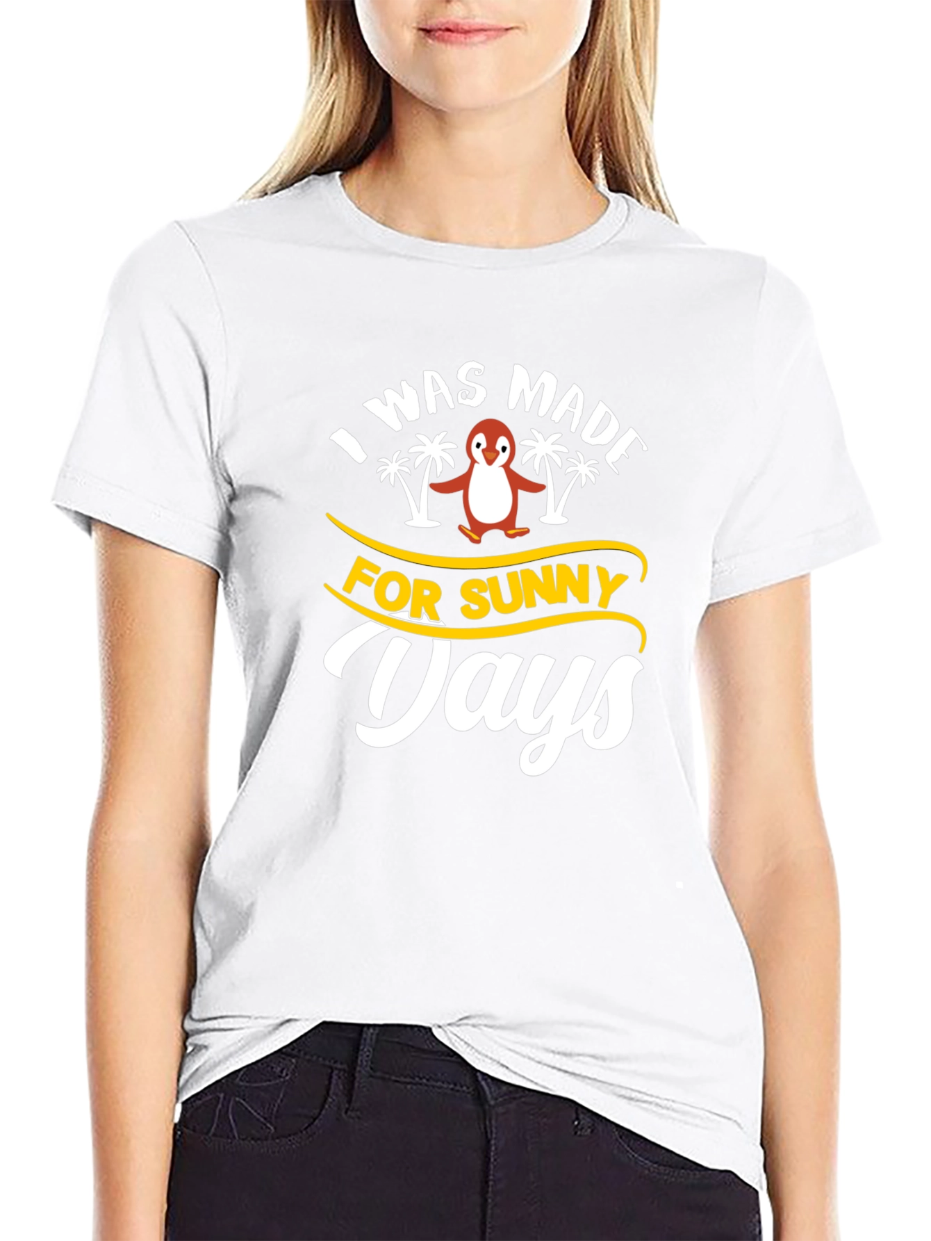 Sunny Days Penguin Graphic Tee