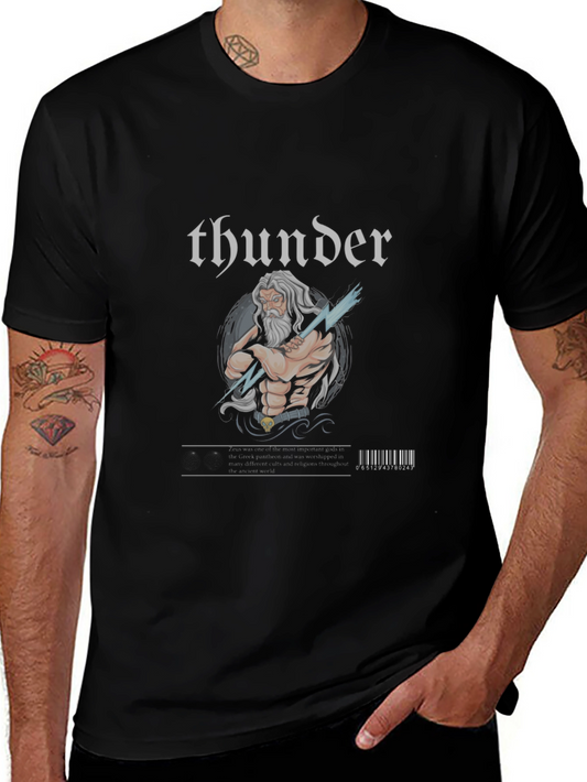 Thunder Graphic Tee - Zeus Design