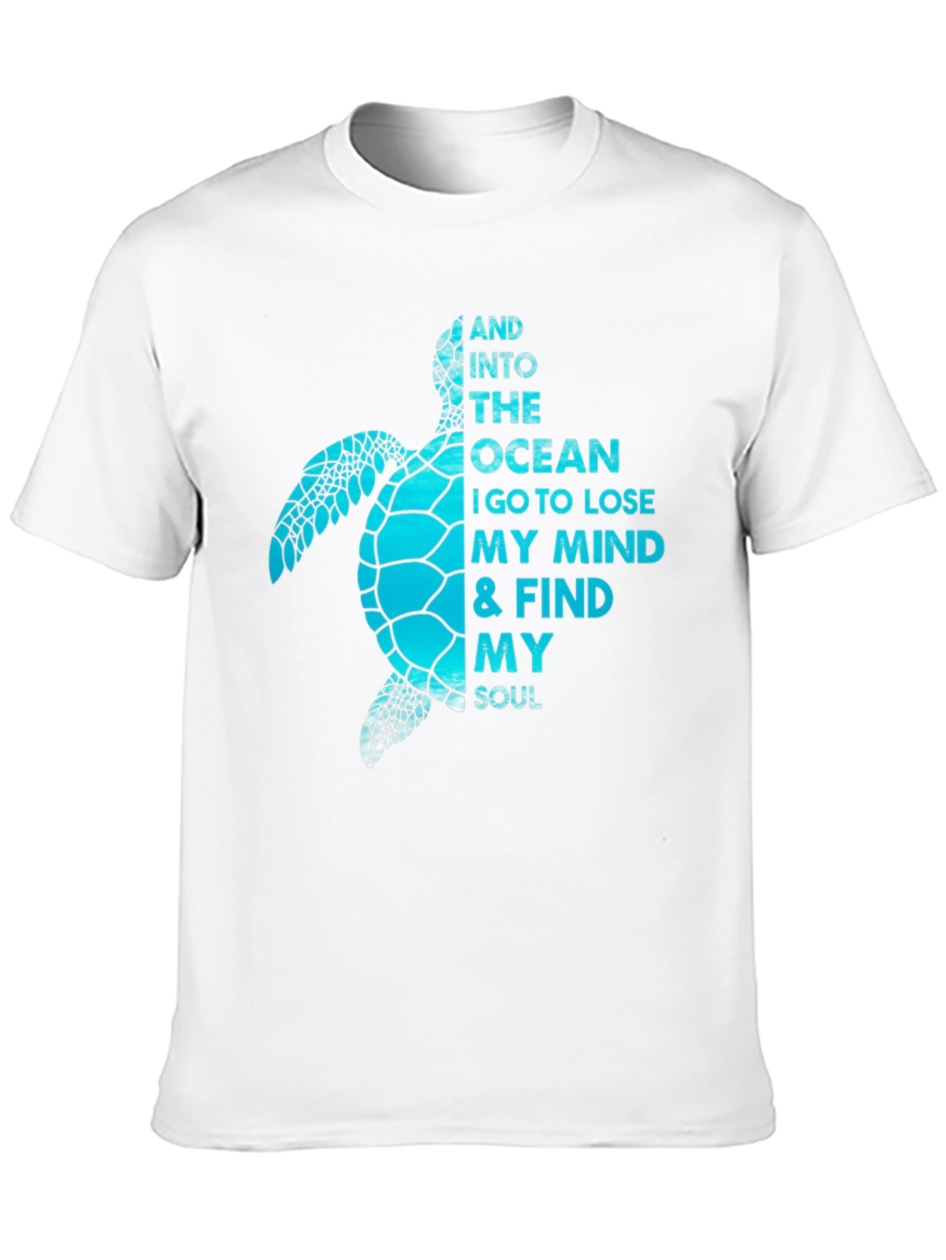 Ocean Turtle Soulful Graphic Tee - Black