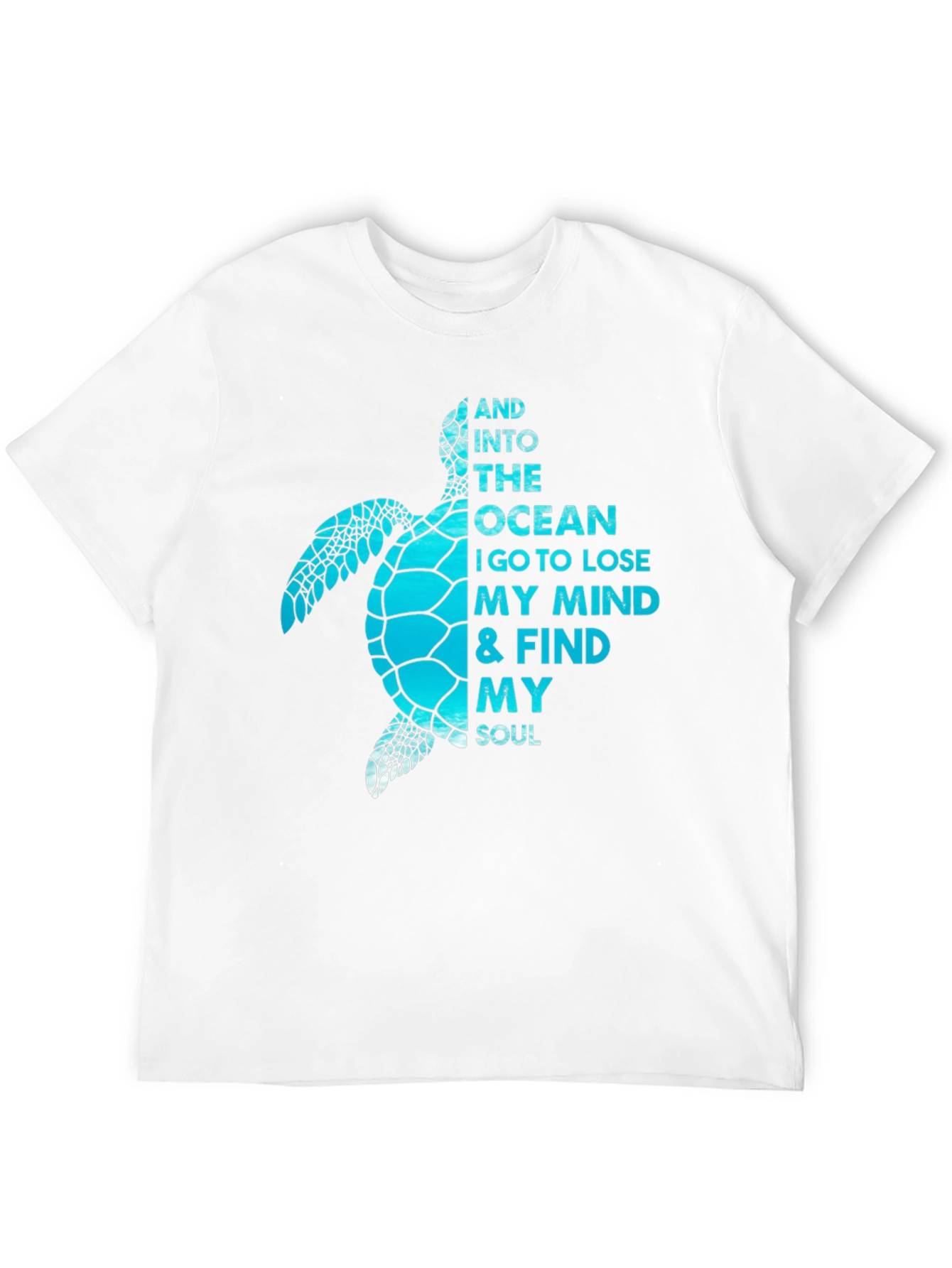 Ocean Turtle Soulful Graphic Tee - Black