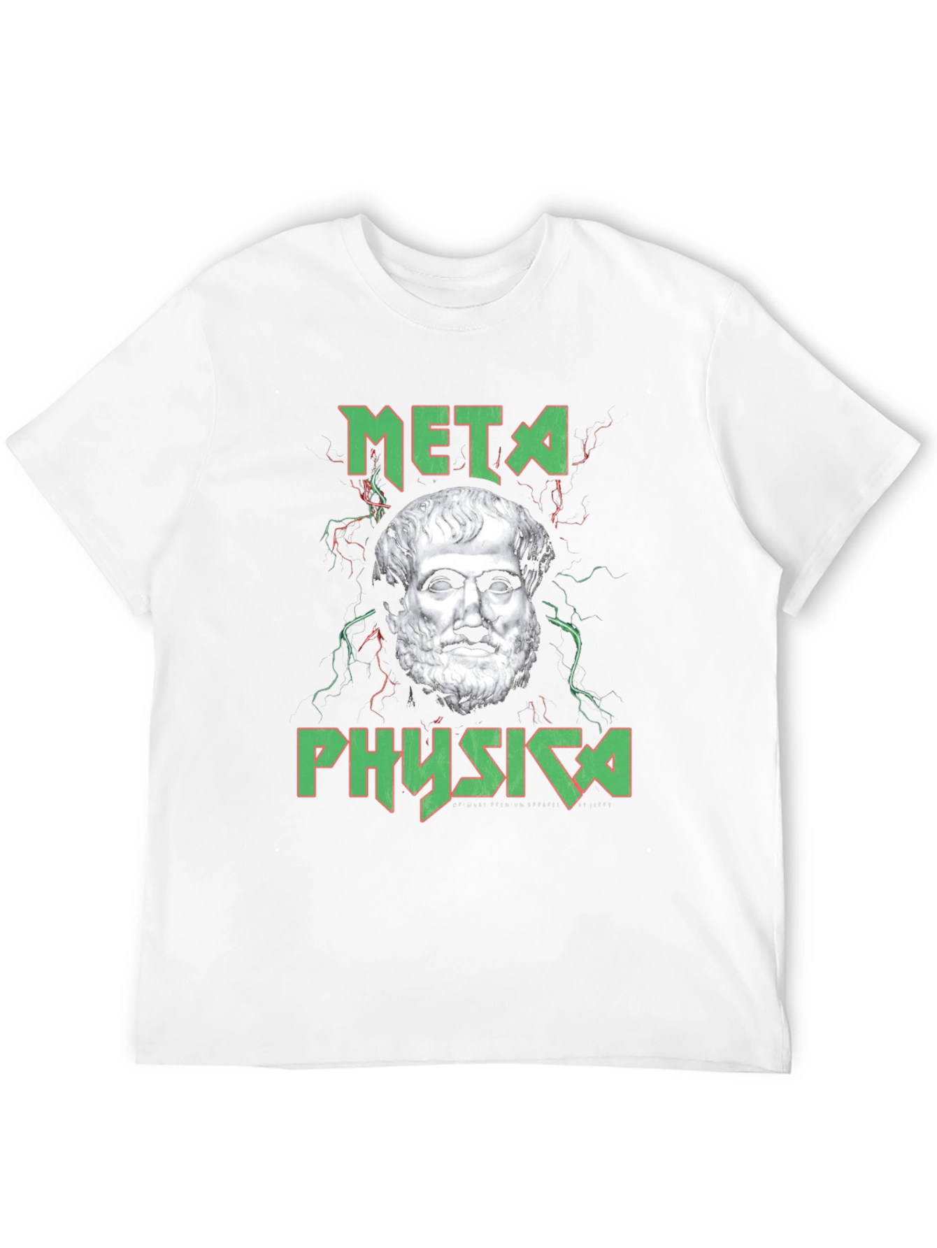 Metaphysica Black T-Shirt with Bust Image
