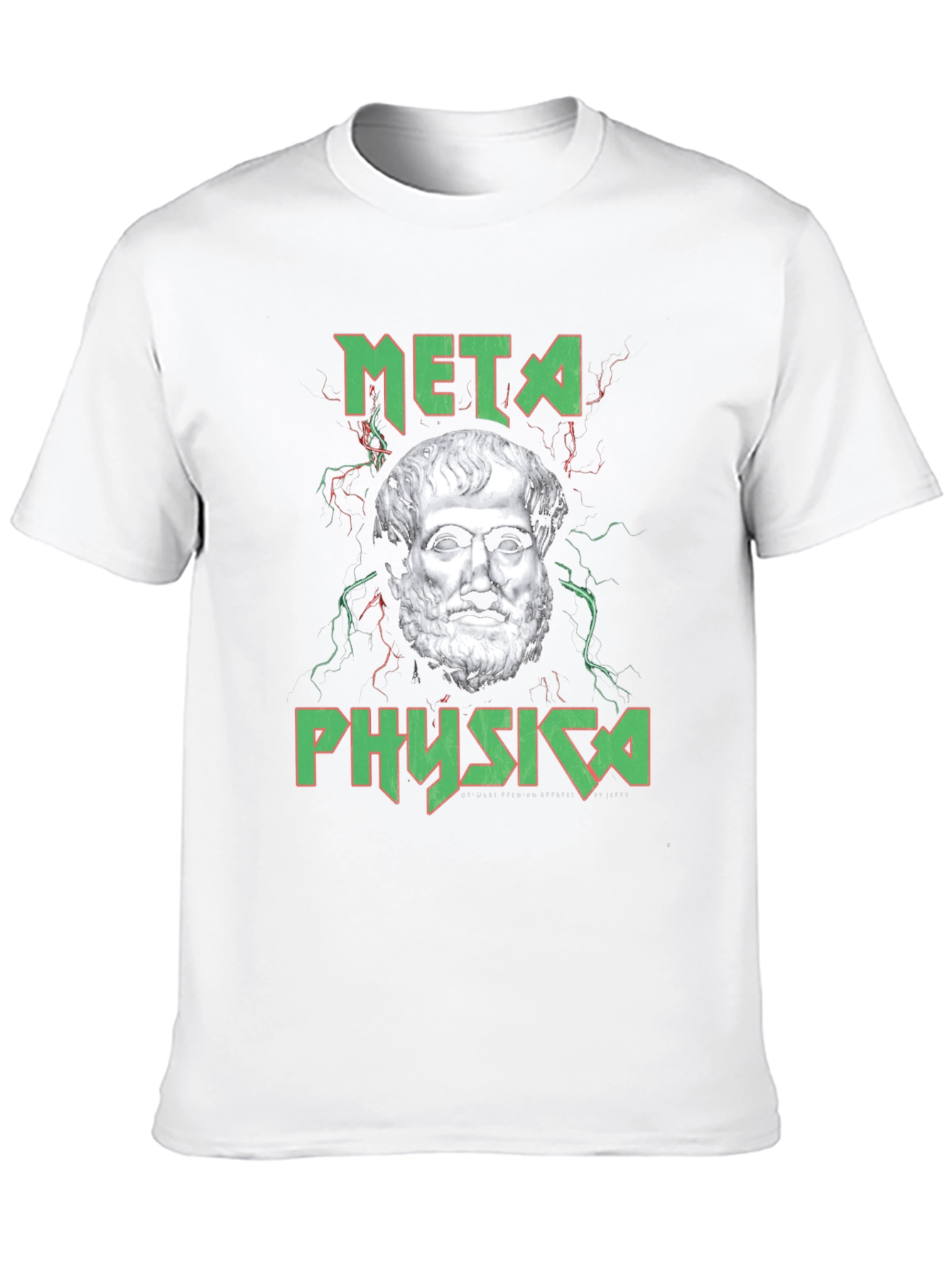 Metaphysica Black T-Shirt with Bust Image