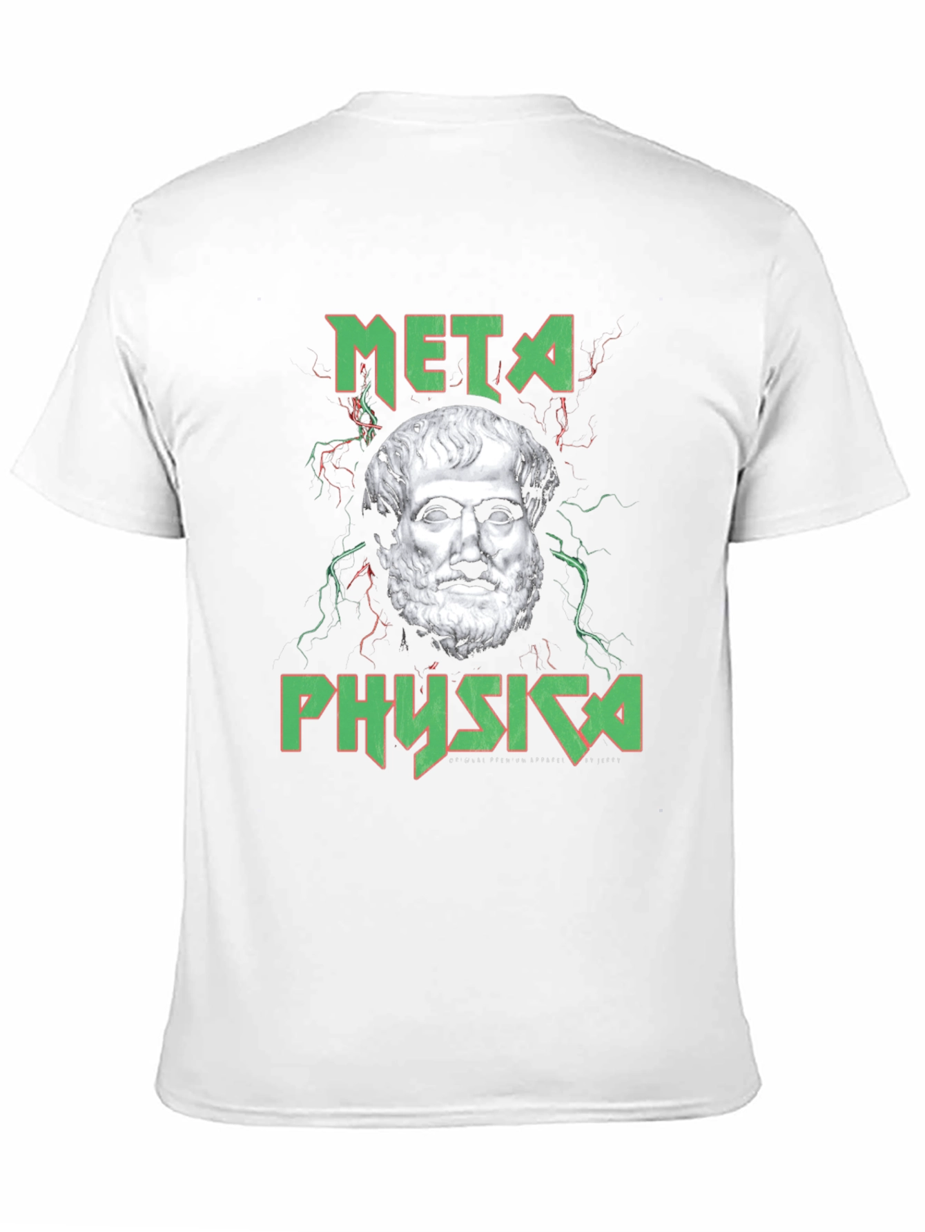 Metaphysica Black T-Shirt with Bust Image