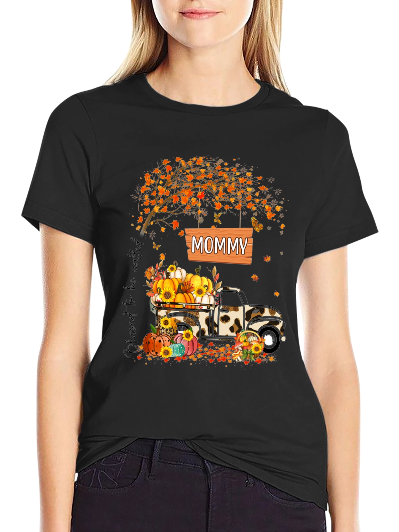 Mommys Fall Truck T-Shirt