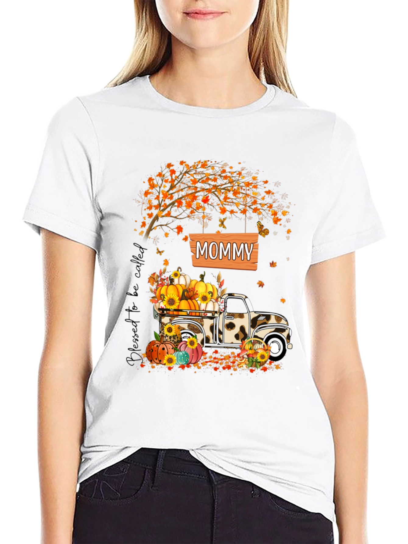 Mommys Fall Truck T-Shirt