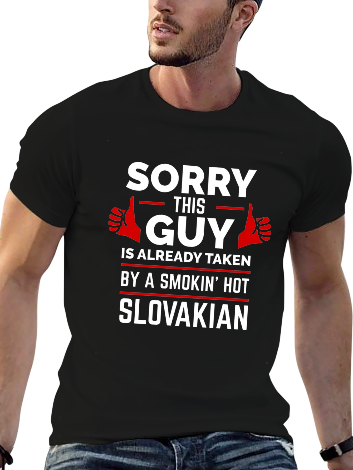 Sorry This Guy Taken by Slovakian T-Shirt