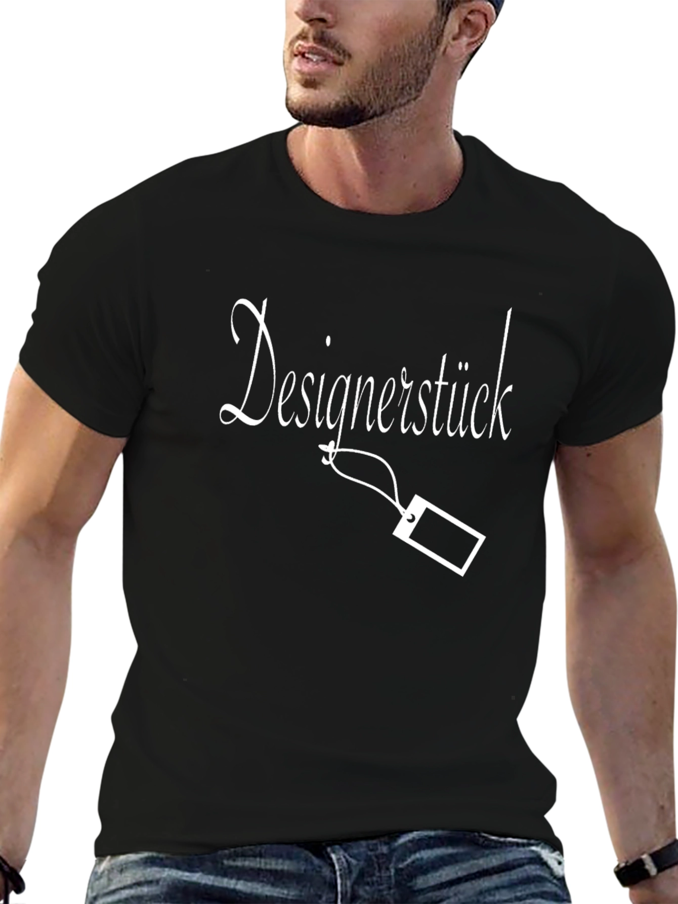 Designerstück Black T-Shirt