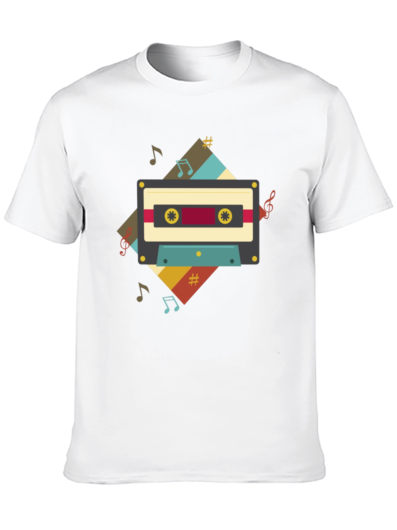 Retro Cassette Tape Music T-Shirt