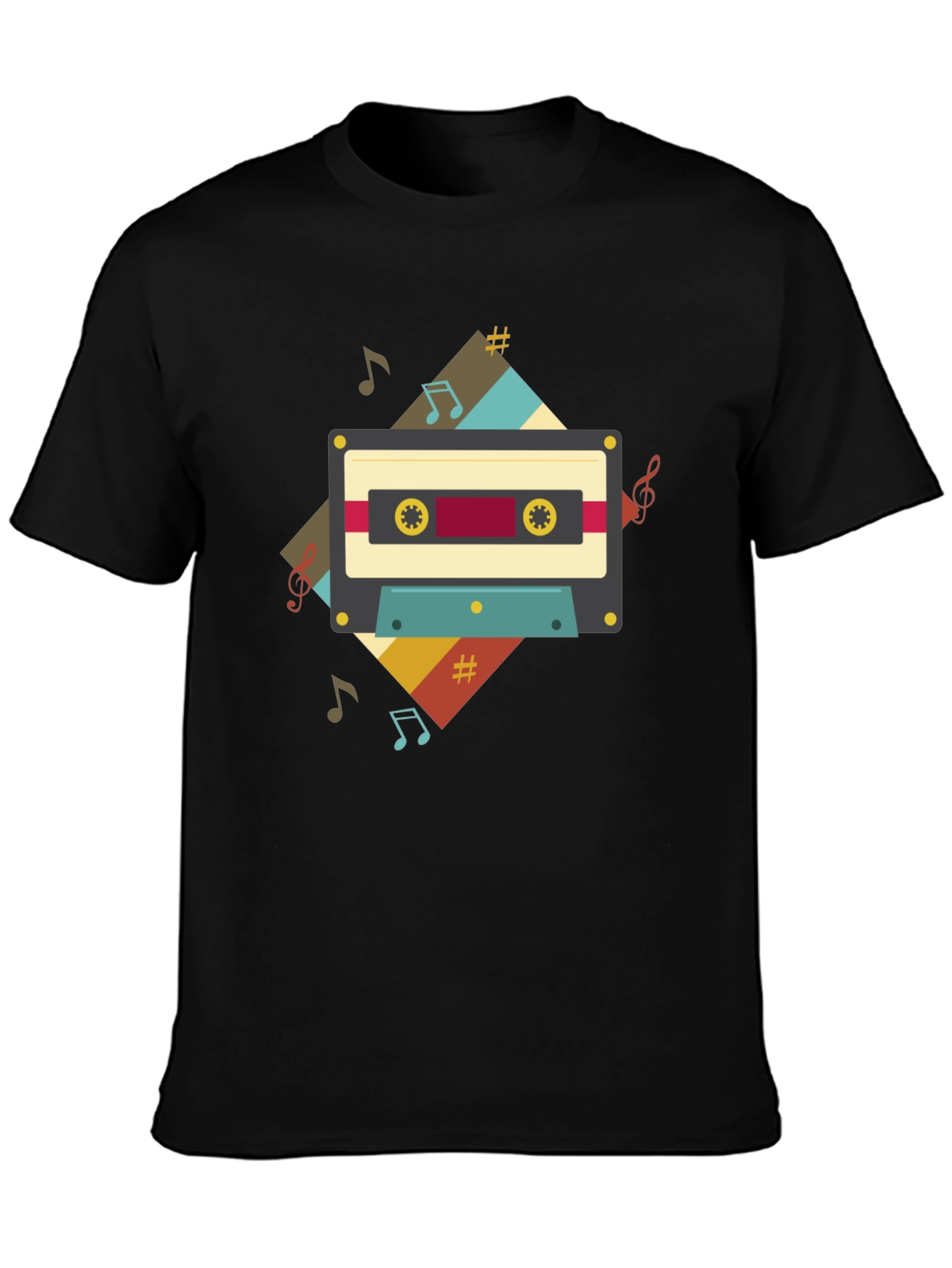 Retro Cassette Tape Music T-Shirt