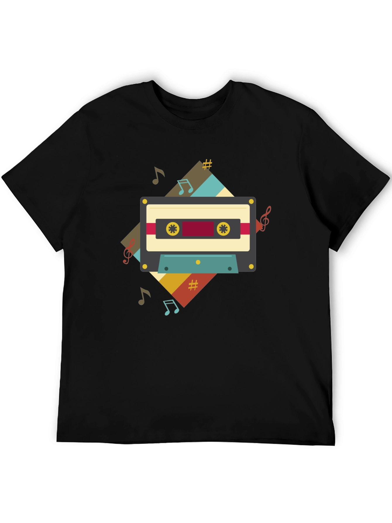 Retro Cassette Tape Music T-Shirt