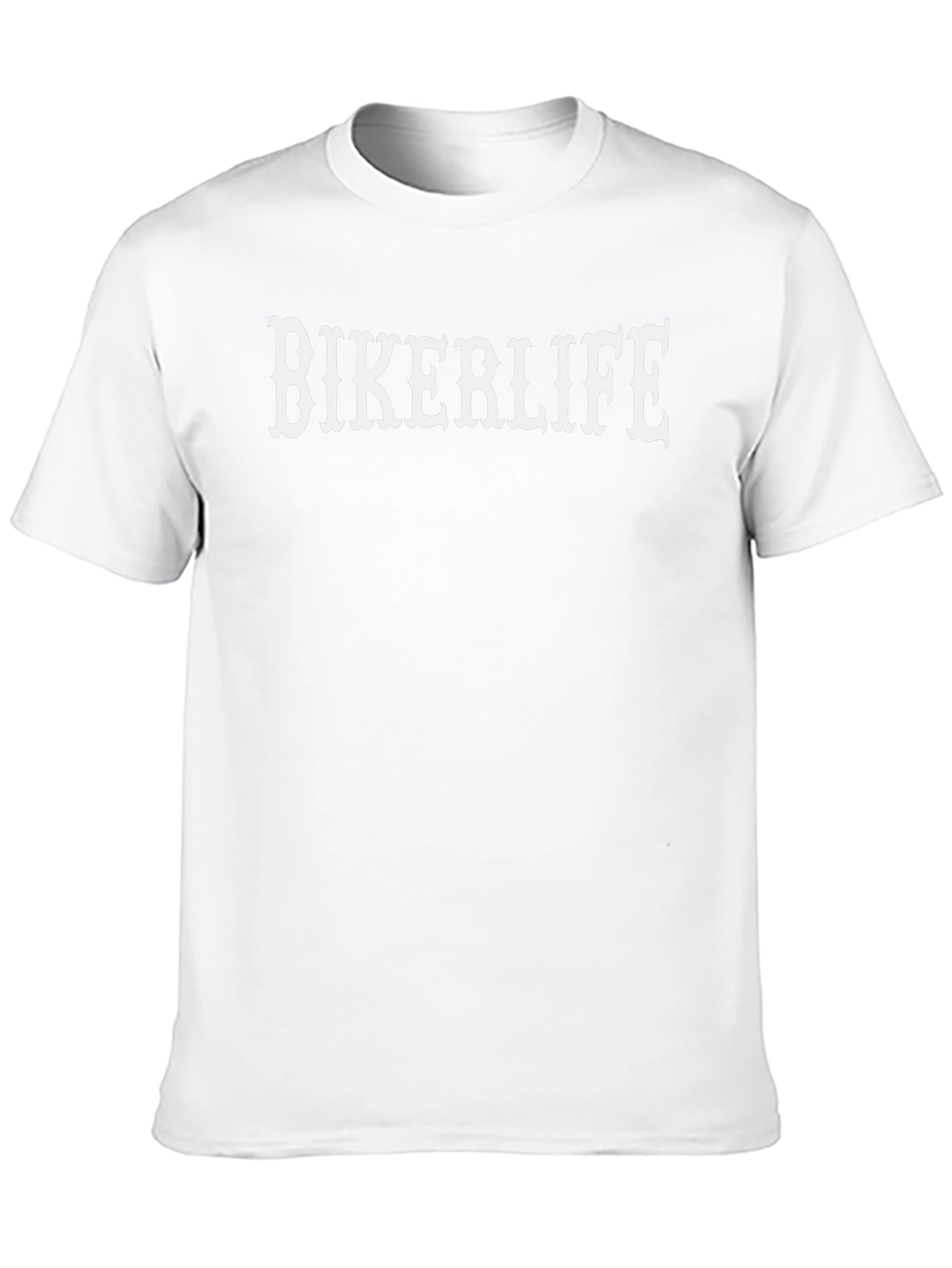 Bikerlife Graphic Tee - Classic Black Cotton T-Shirt