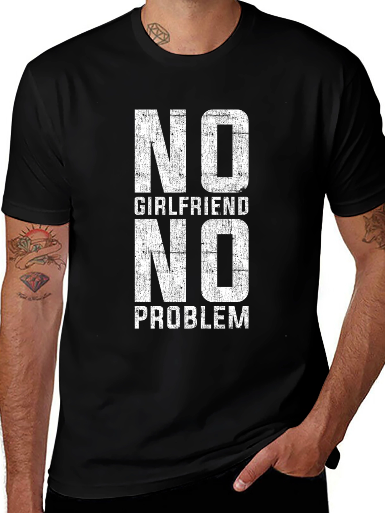 No Girlfriend No Problem Graphic T-Shirt