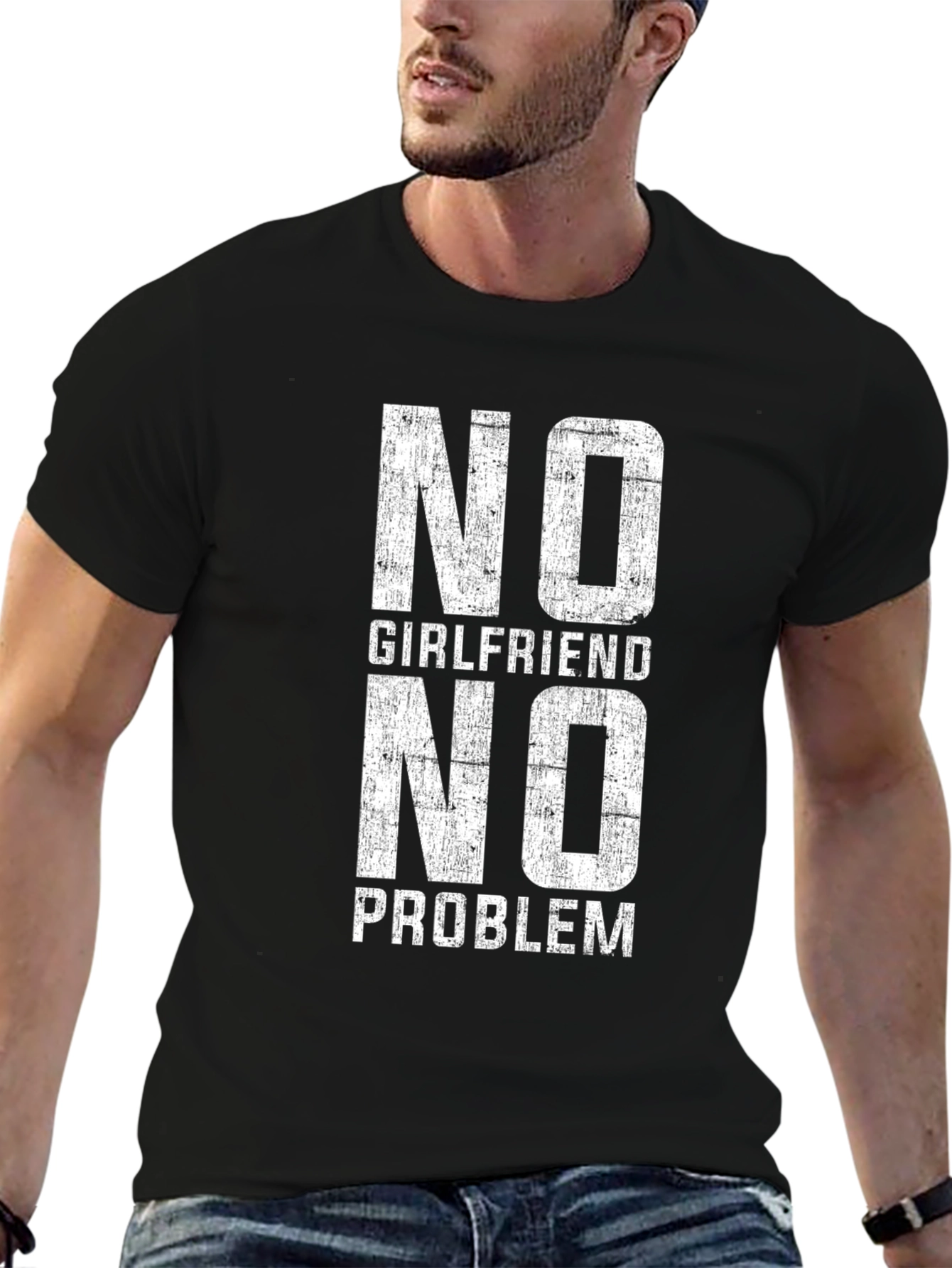No Girlfriend No Problem Graphic T-Shirt