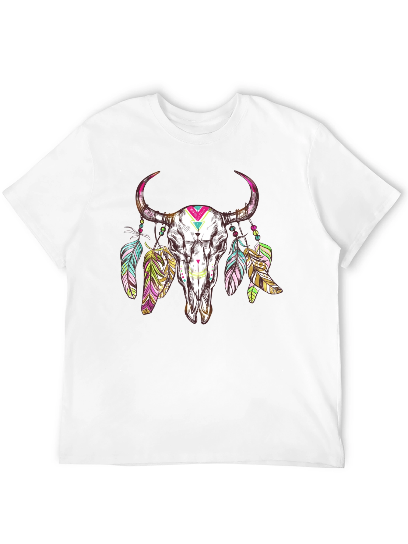 Skull Graphic Tee - Mens Black T-Shirt