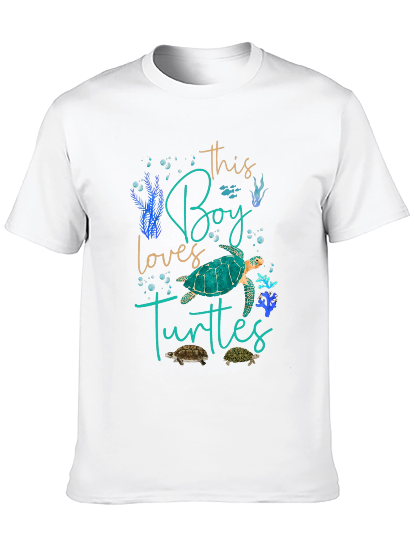 Boy Loves Turtles Graphic Tee