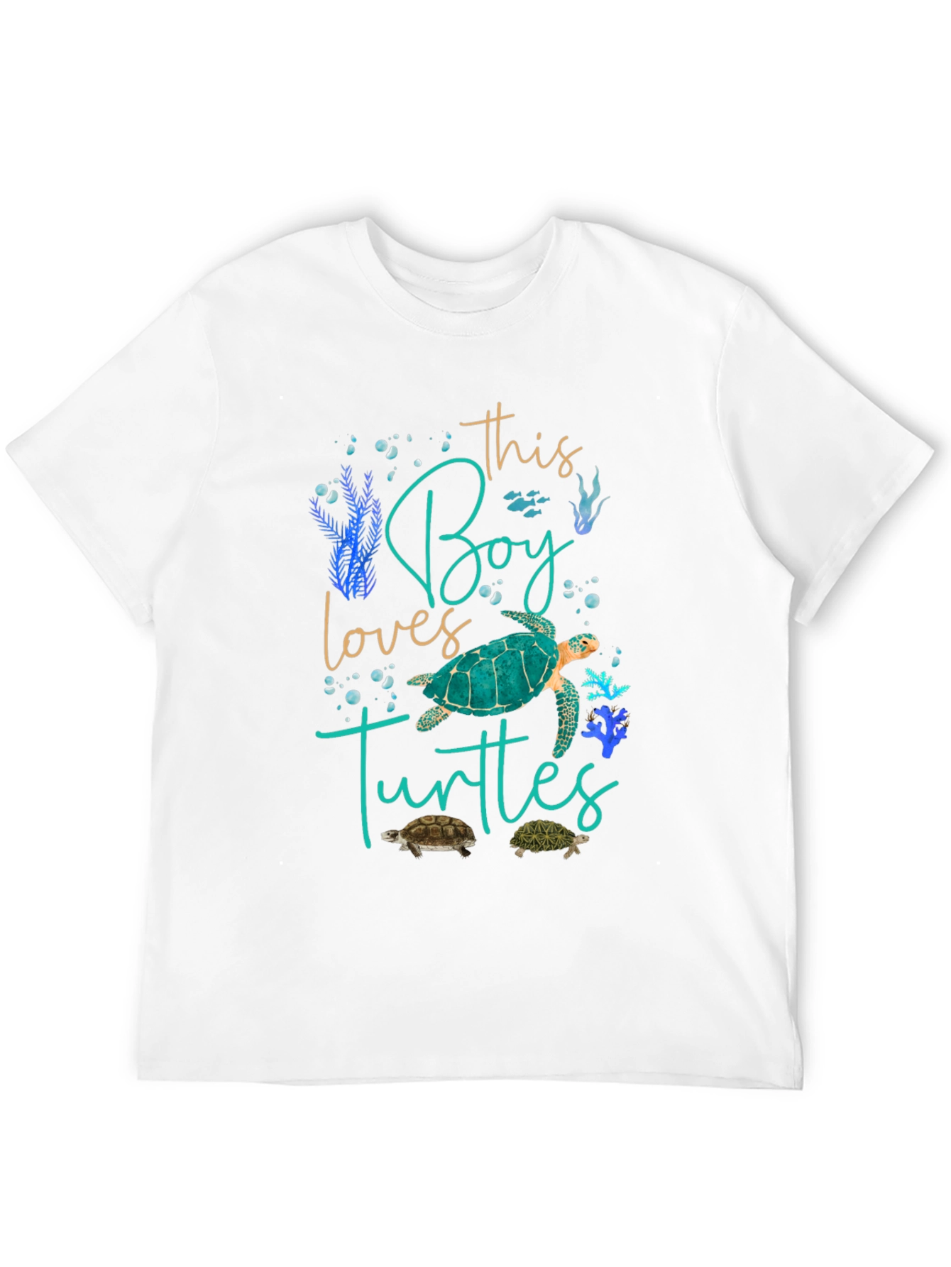 Boy Loves Turtles Graphic Tee