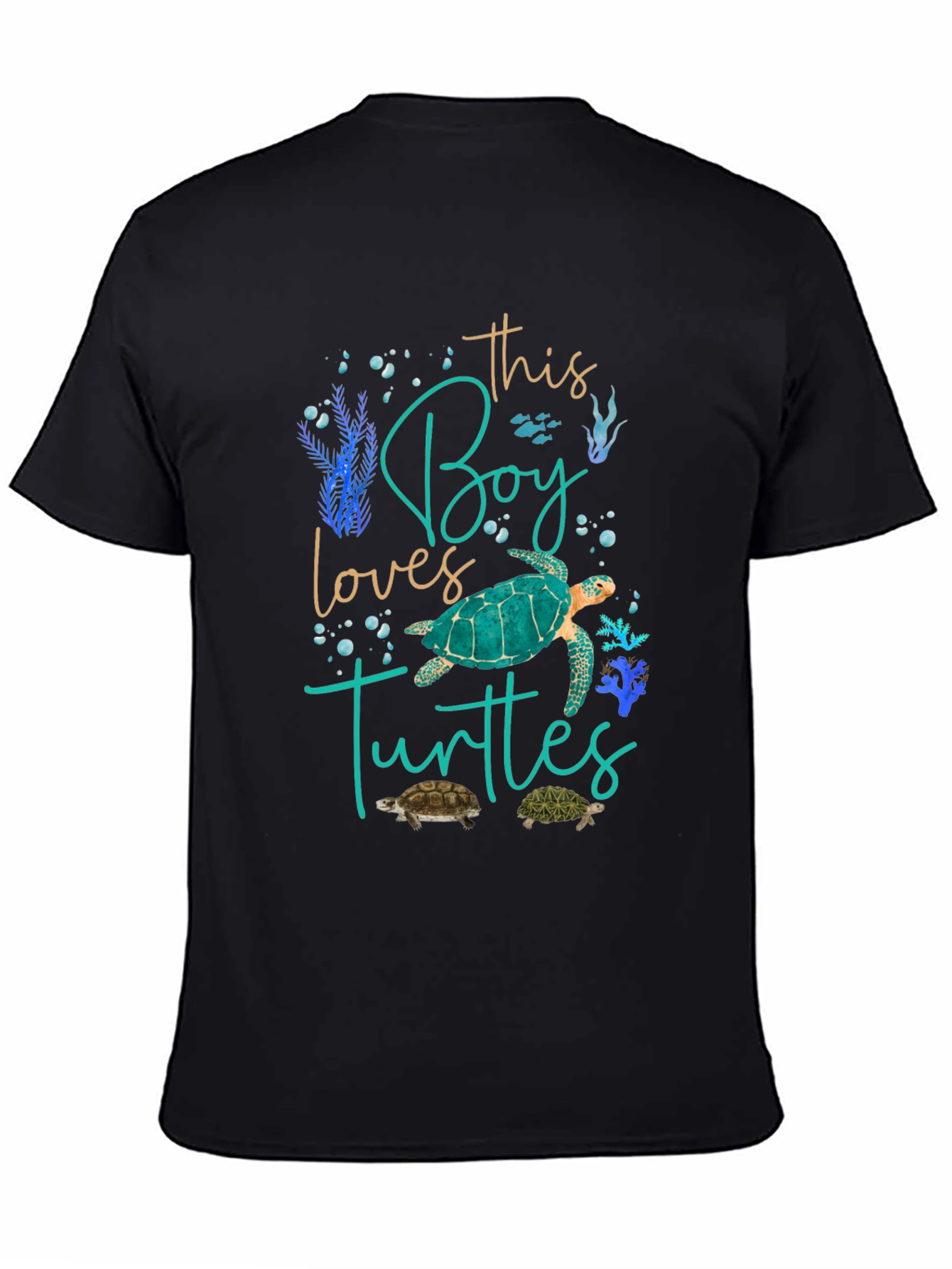Boy Loves Turtles Graphic Tee