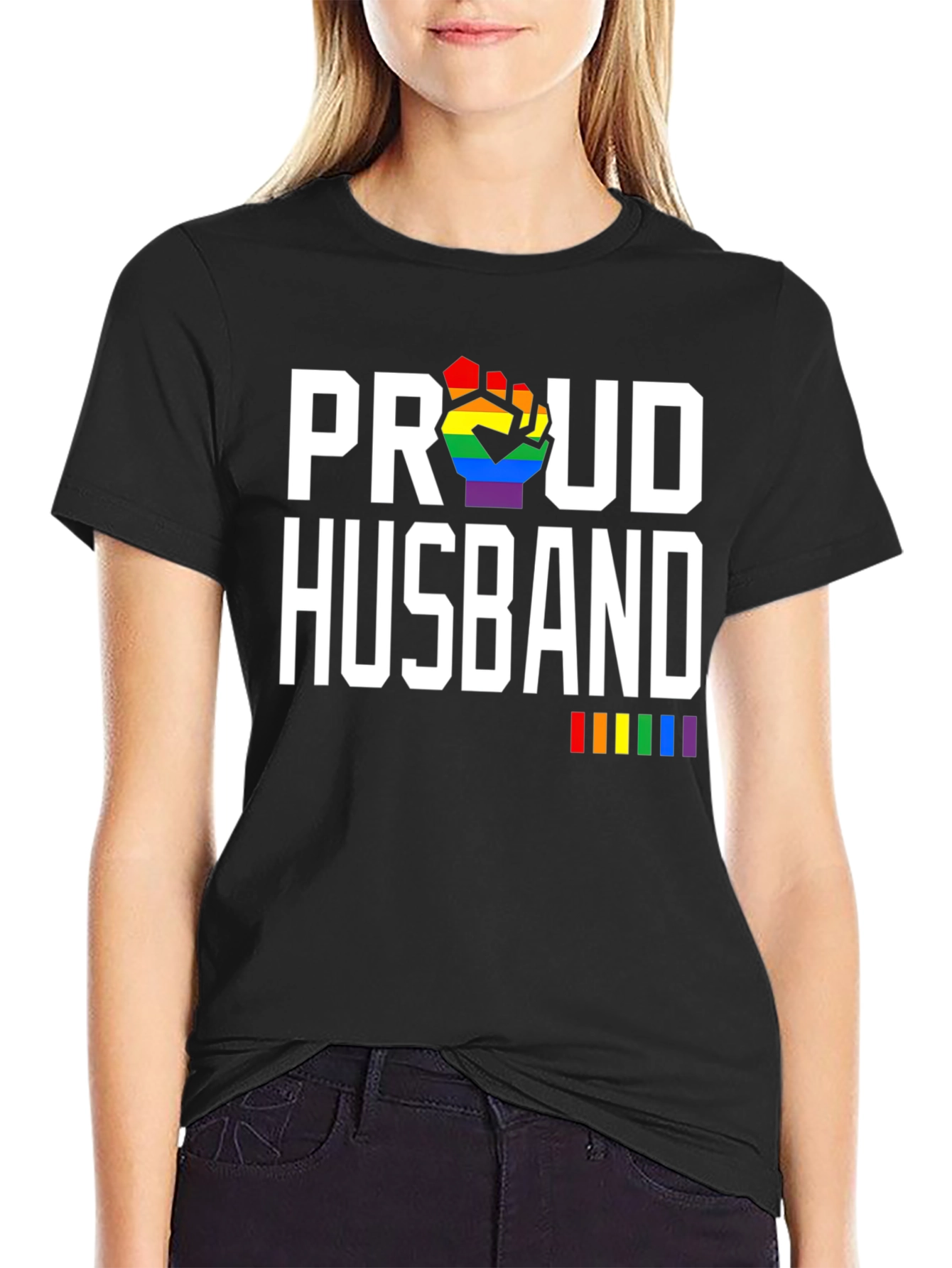 Proud Husband LGBTQ Pride T-Shirt