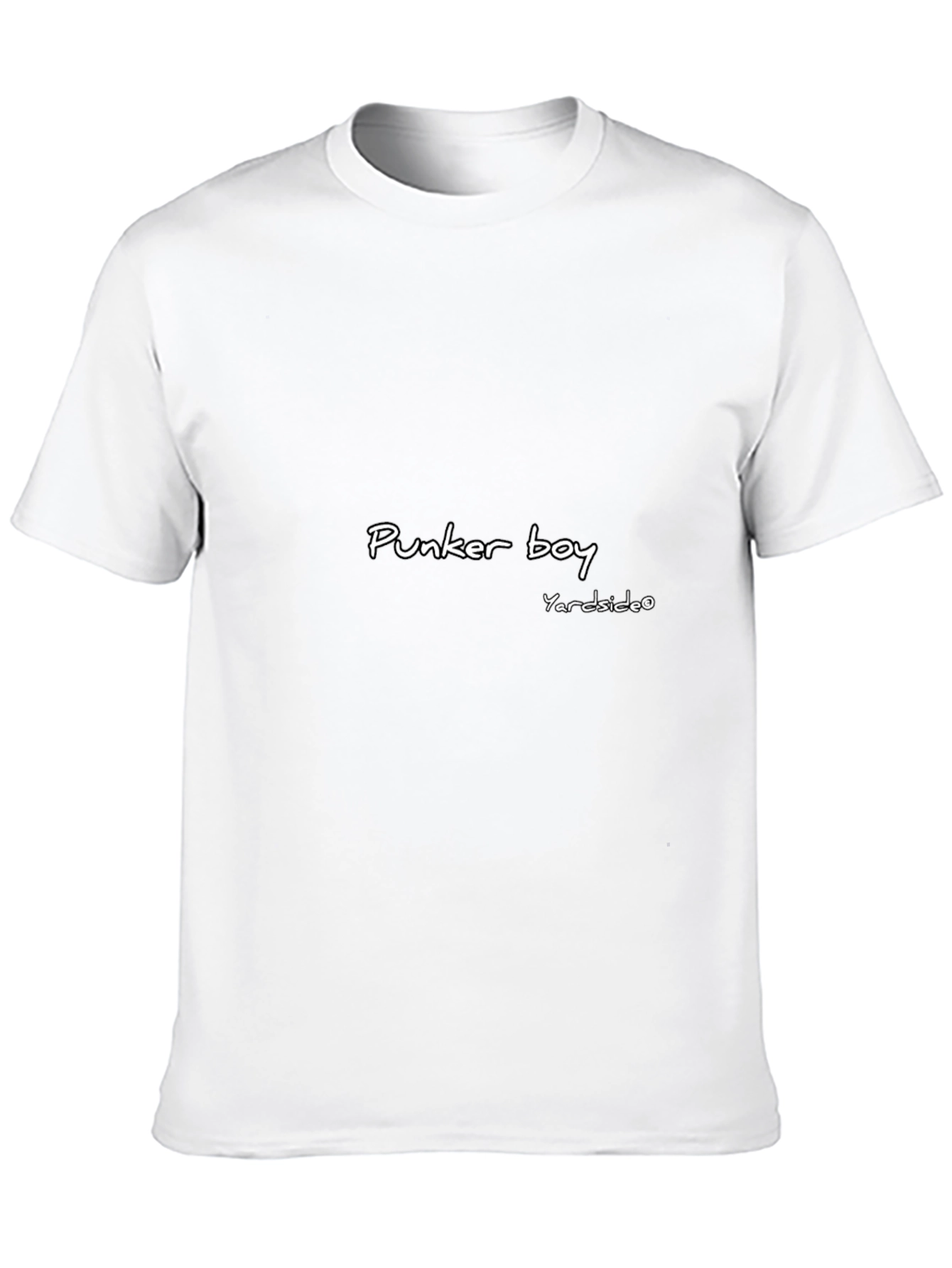 Punker Boy Black Graphic Tee | Yardside Logo