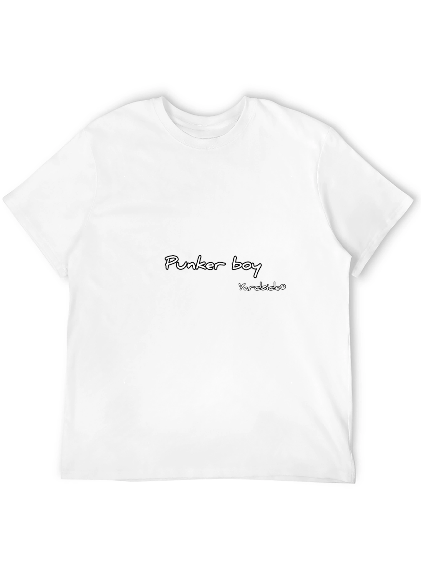 Punker Boy Black Graphic Tee | Yardside Logo