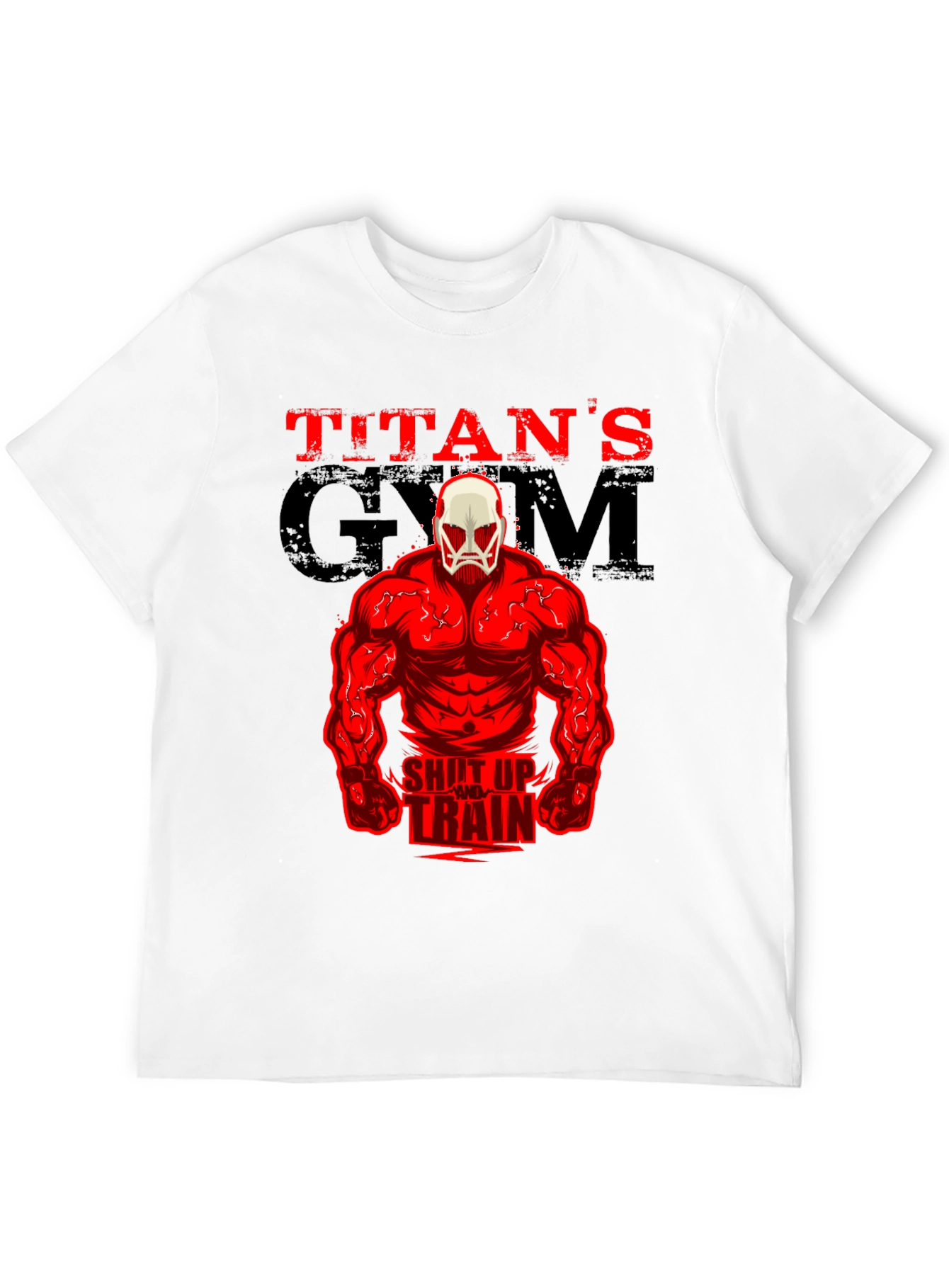 Titans Gym Graphic T-Shirt - Shut Up and Train