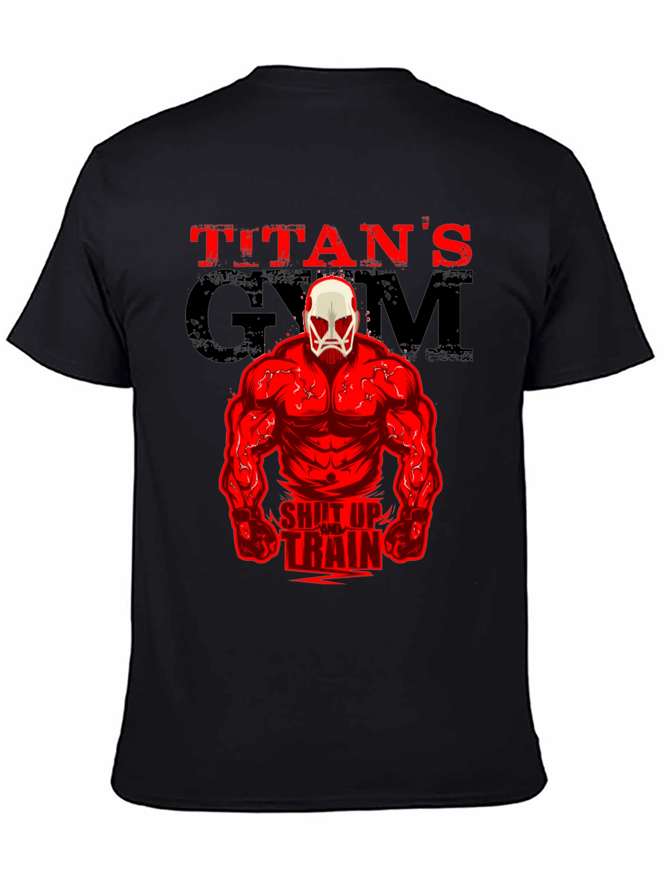 Titans Gym Graphic T-Shirt - Shut Up and Train