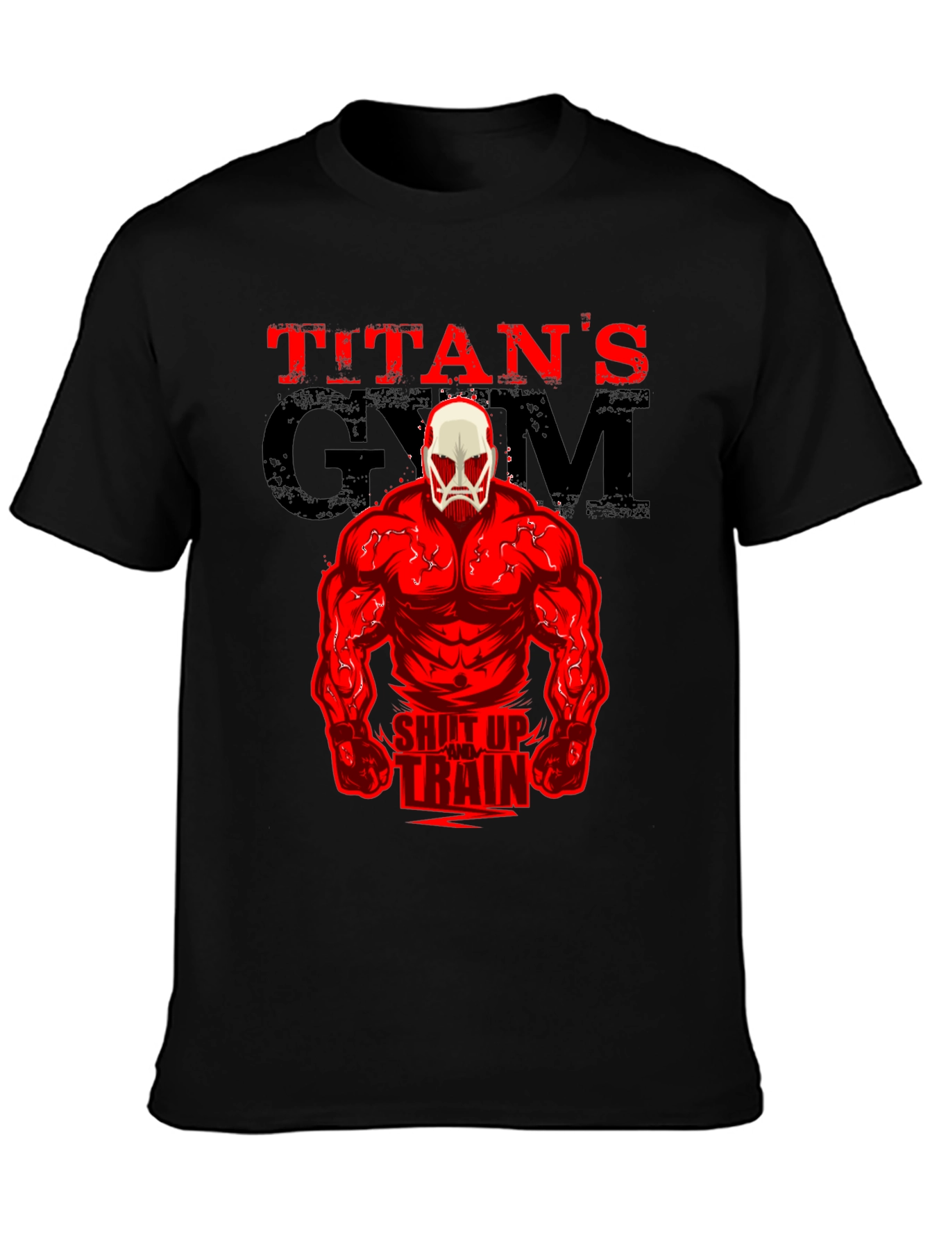 Titans Gym Graphic T-Shirt - Shut Up and Train