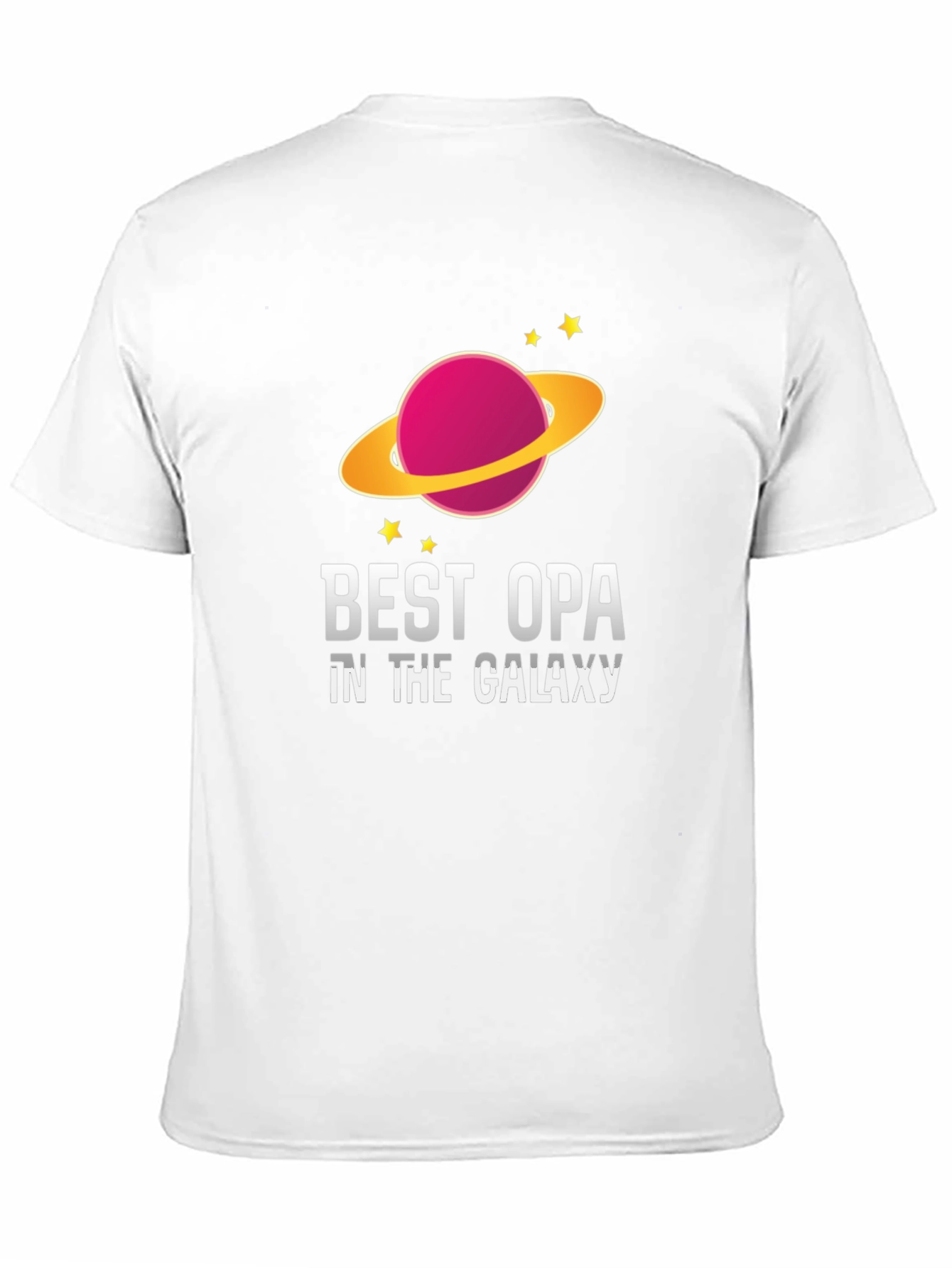 Best Opa in the Galaxy Black T-Shirt