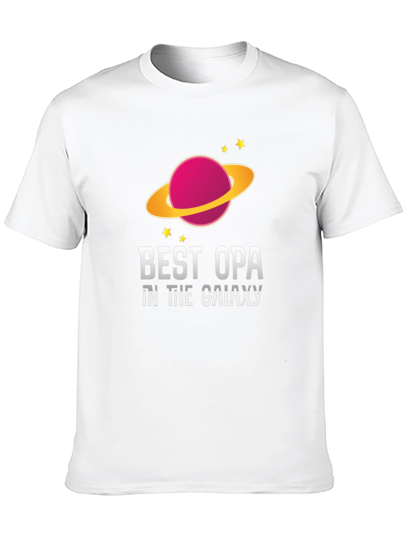 Best Opa in the Galaxy Black T-Shirt