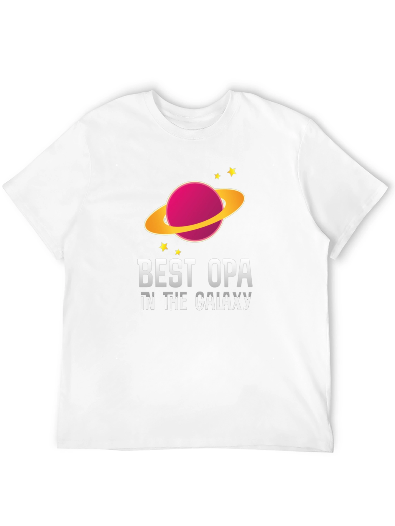 Best Opa in the Galaxy Black T-Shirt