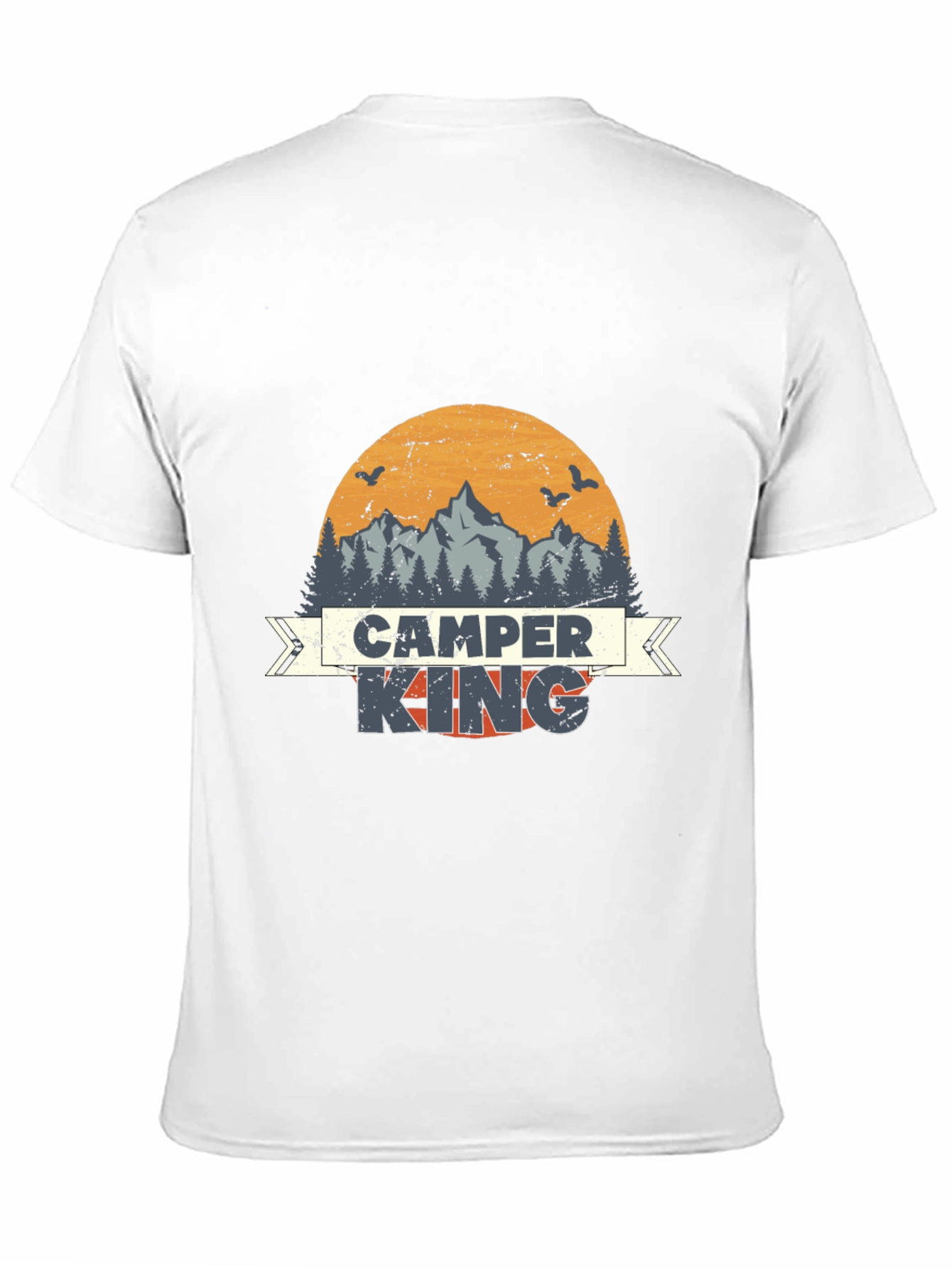 Camper King Graphic Tee | Outdoor Adventure Shirt