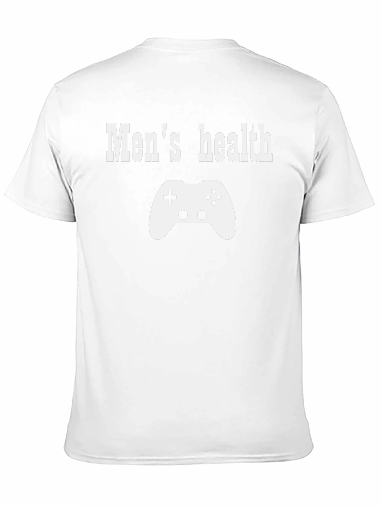 Mens Health Gamer T-Shirt - Black Graphic Tee