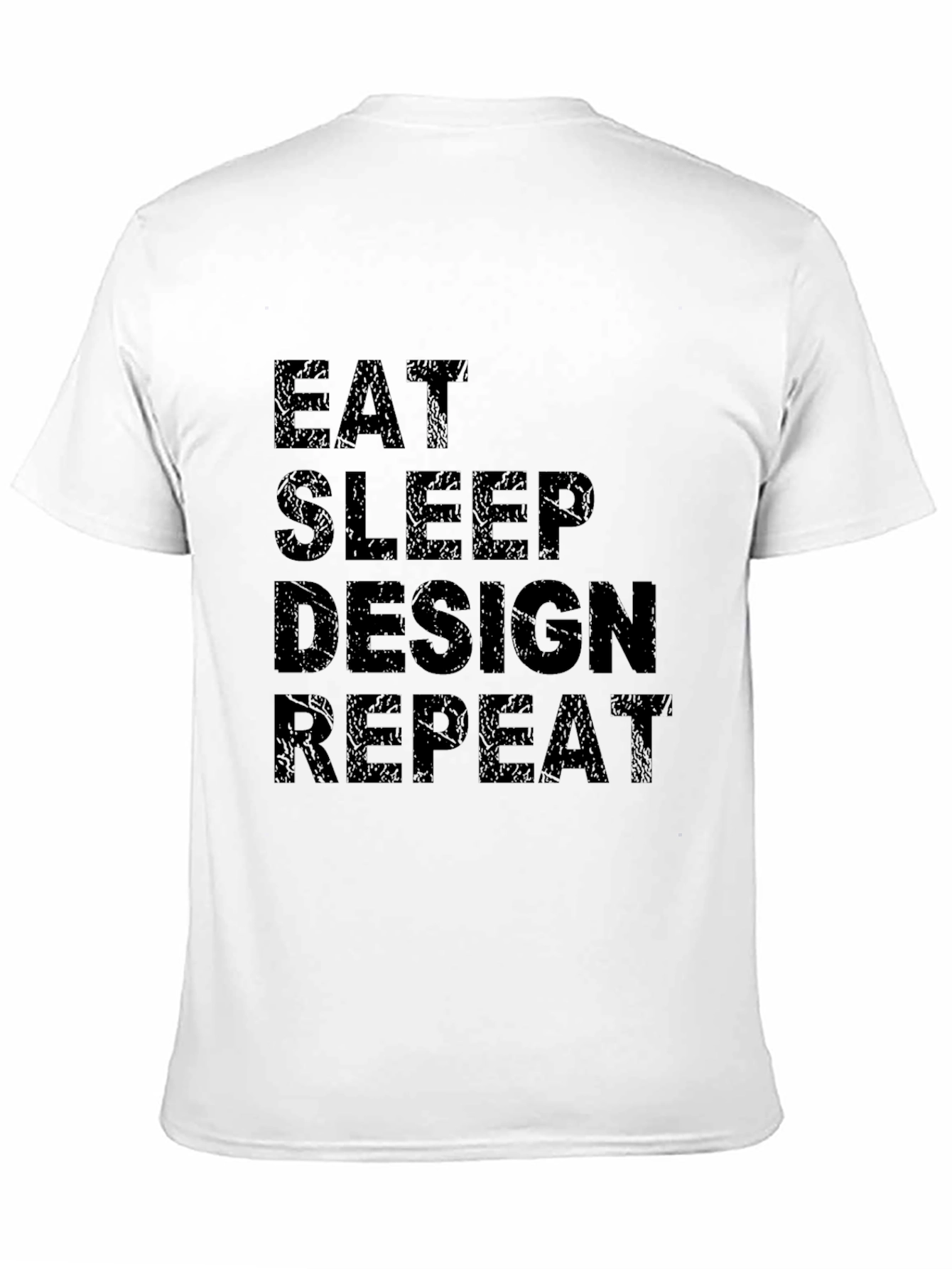 Eat Sleep Design Repeat Black Graphic Tee