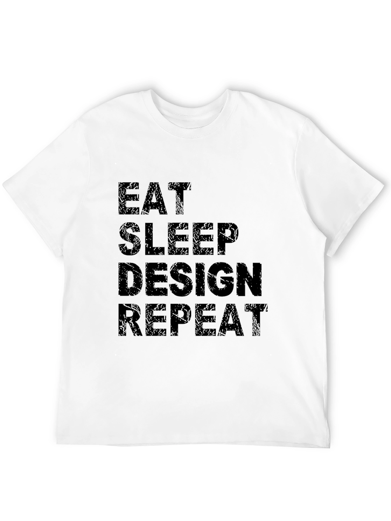 Eat Sleep Design Repeat Black Graphic Tee