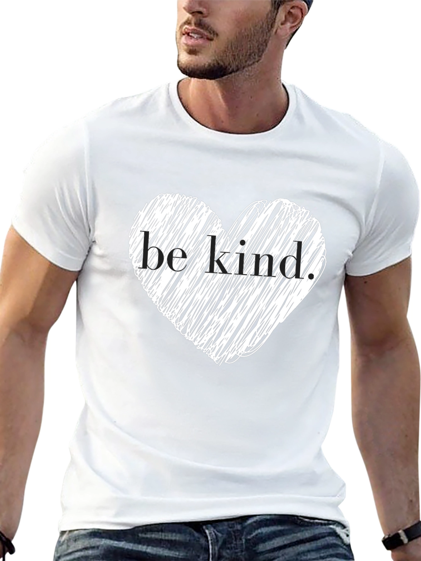 Be Kind Heart Graphic T-Shirt