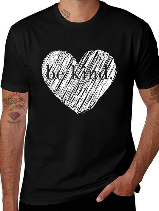 Be Kind Heart Graphic T-Shirt