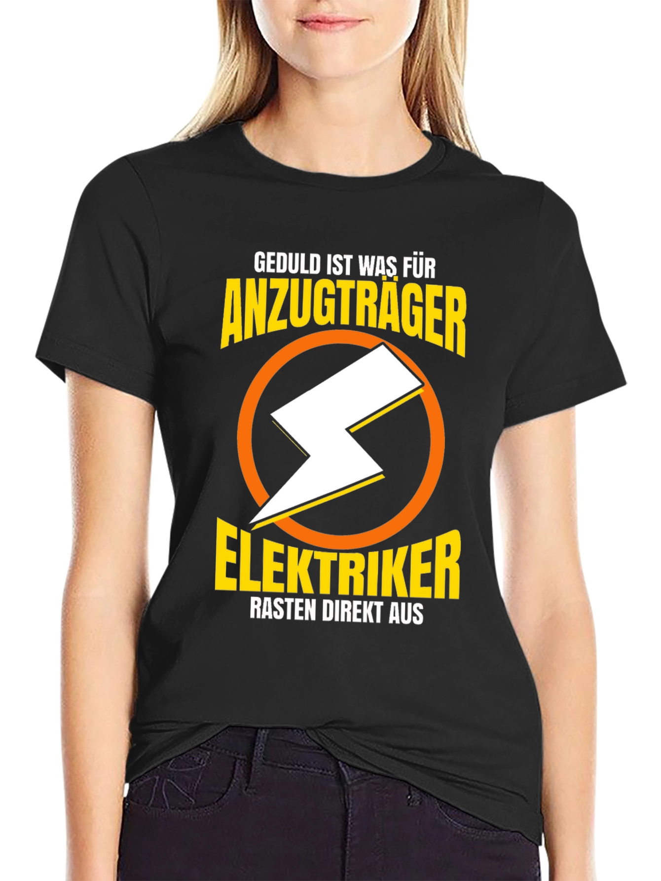 Elektriker Humor T-Shirt - Anzugtrager Rasten Direkt Aus