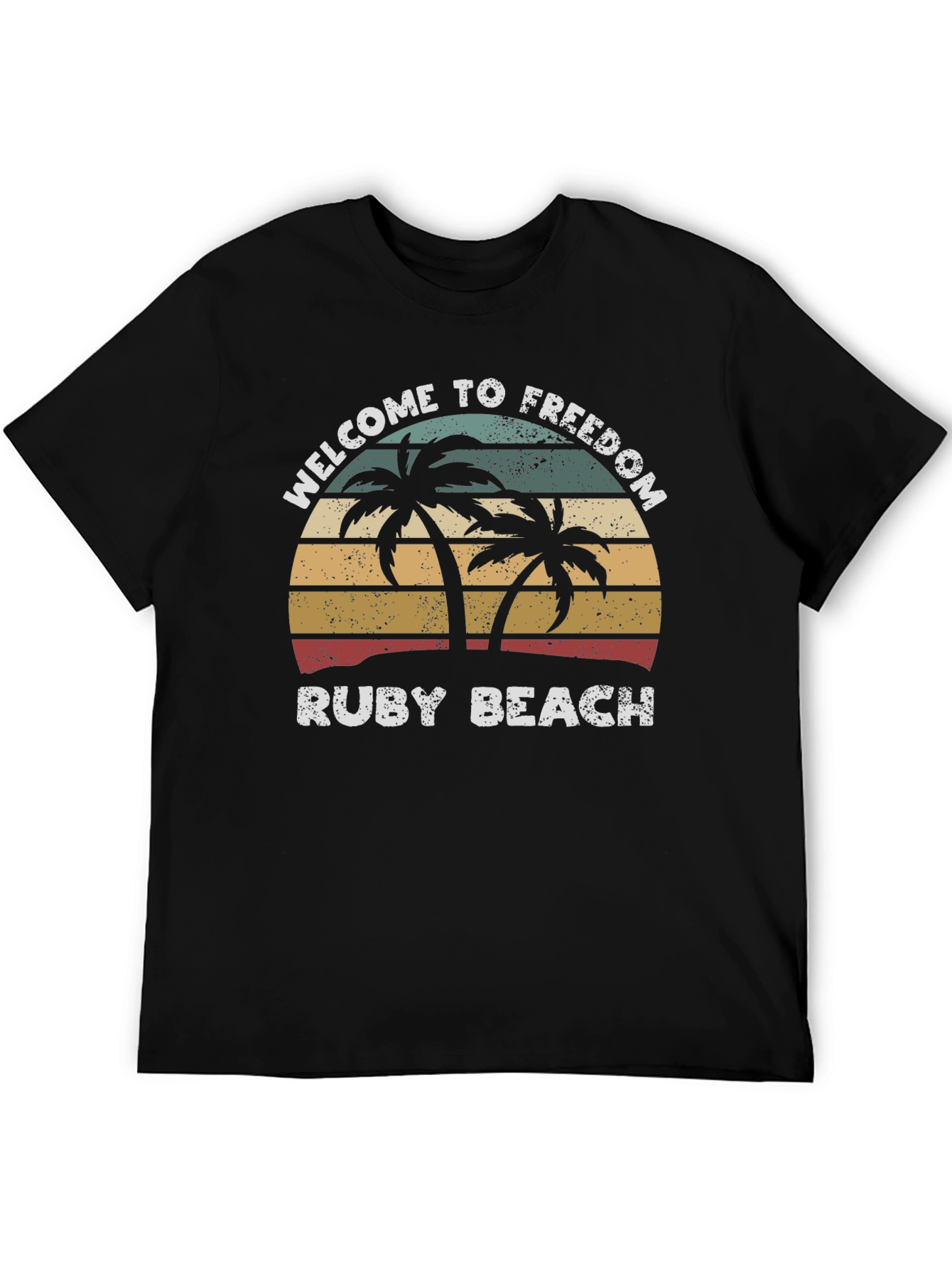 Welcome to Freedom Ruby Beach Graphic Tee