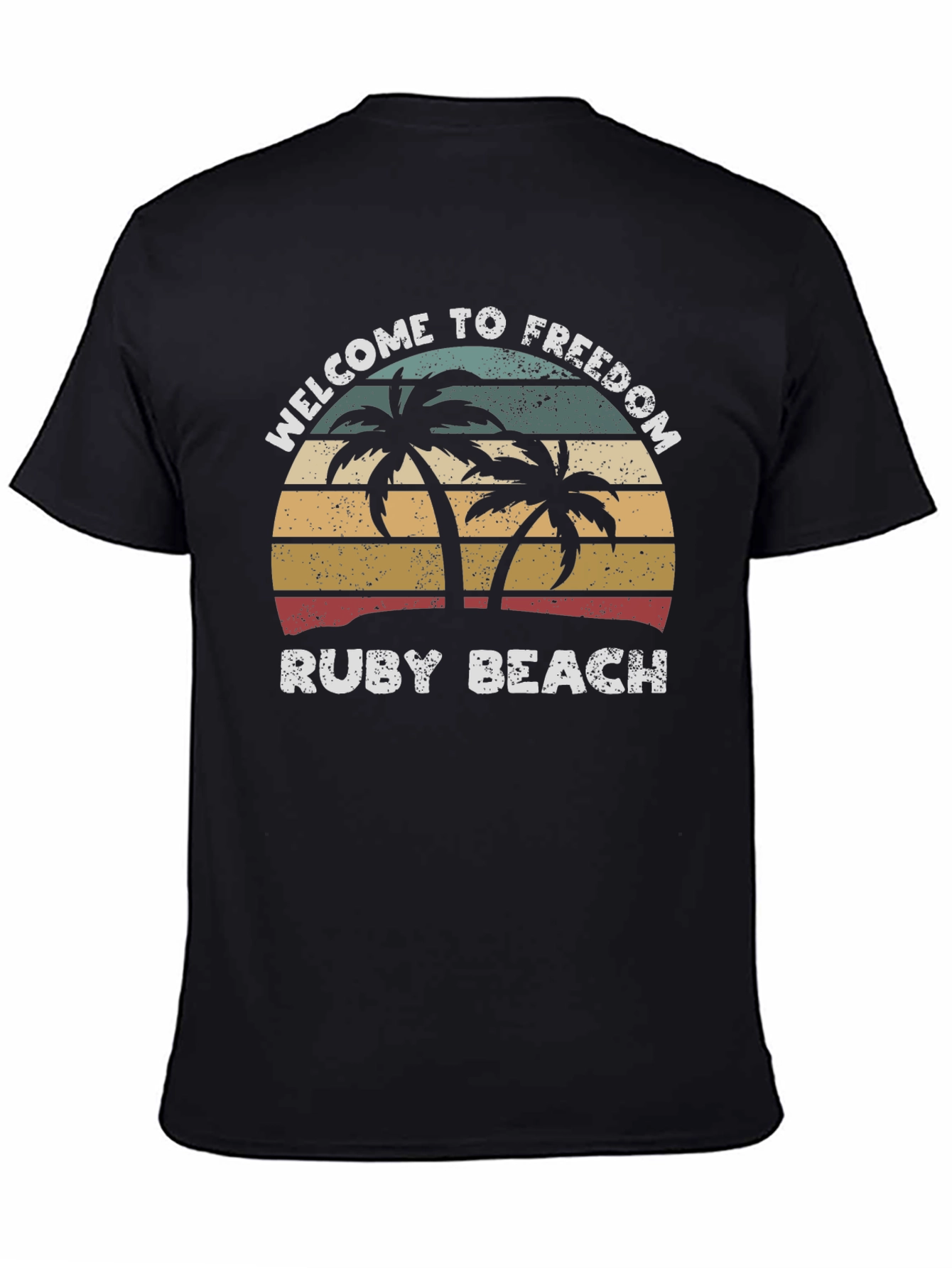 Welcome to Freedom Ruby Beach Graphic Tee