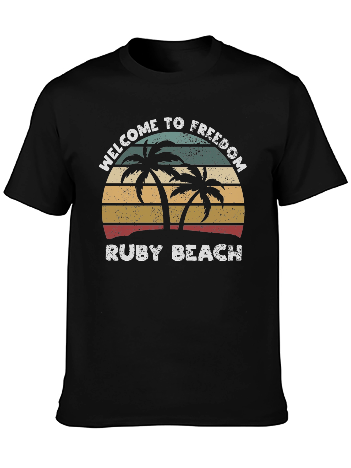 Welcome to Freedom Ruby Beach Graphic Tee