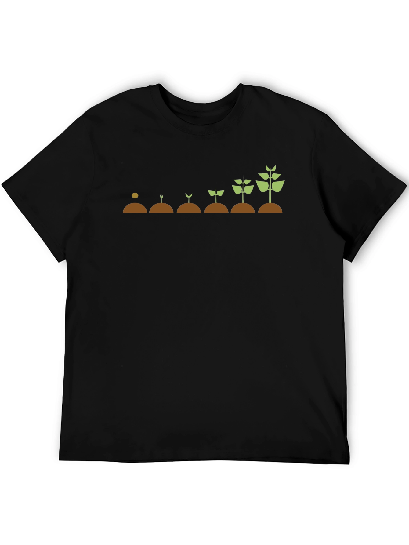 Growth Cycle Graphic T-Shirt - Black