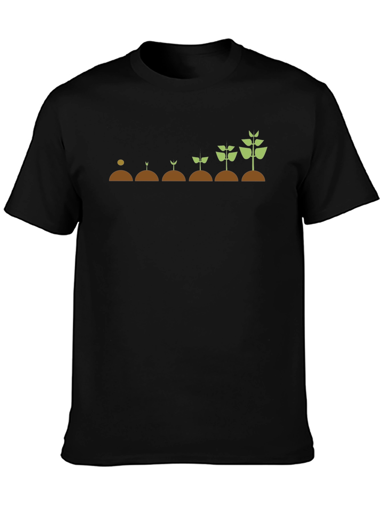 Growth Cycle Graphic T-Shirt - Black
