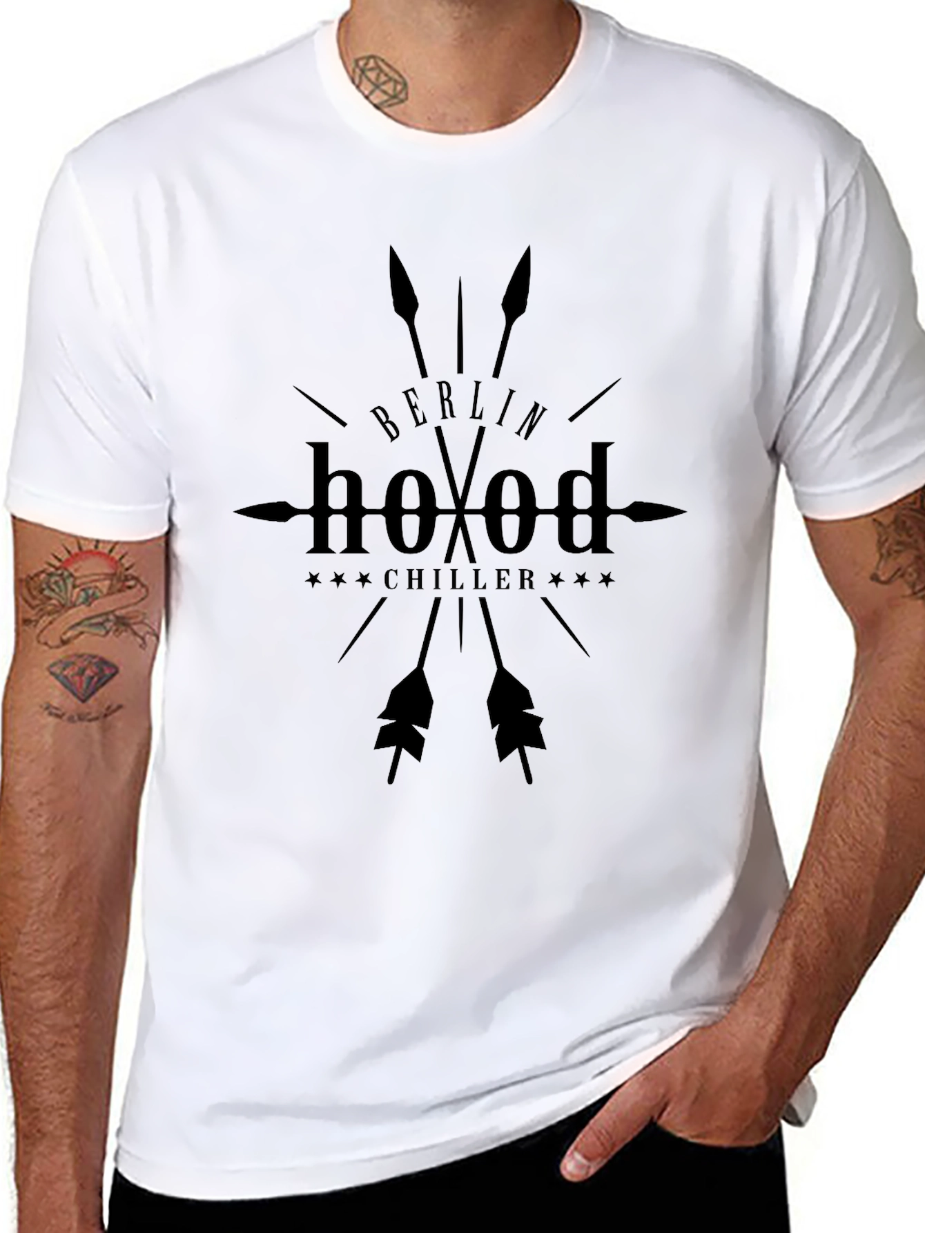 Berlin Hoxod Chiller Black Graphic T-Shirt